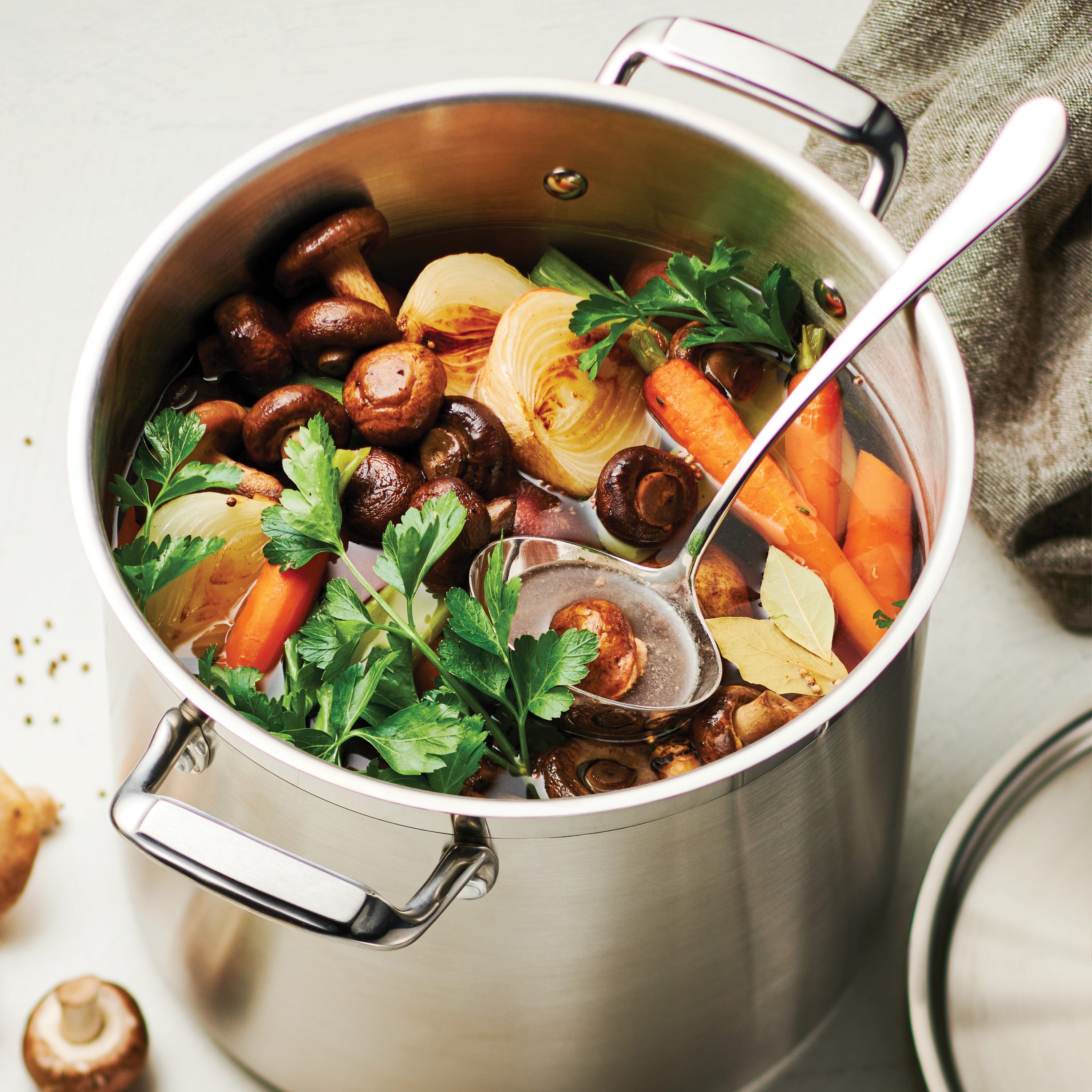 Stainless Steel Covered Stock Pot