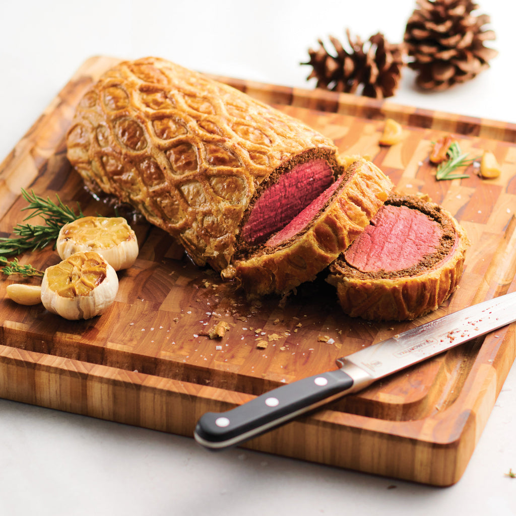 15.75 Inch x 15.75 Inch Teak Wood End-Grain Chopping Board