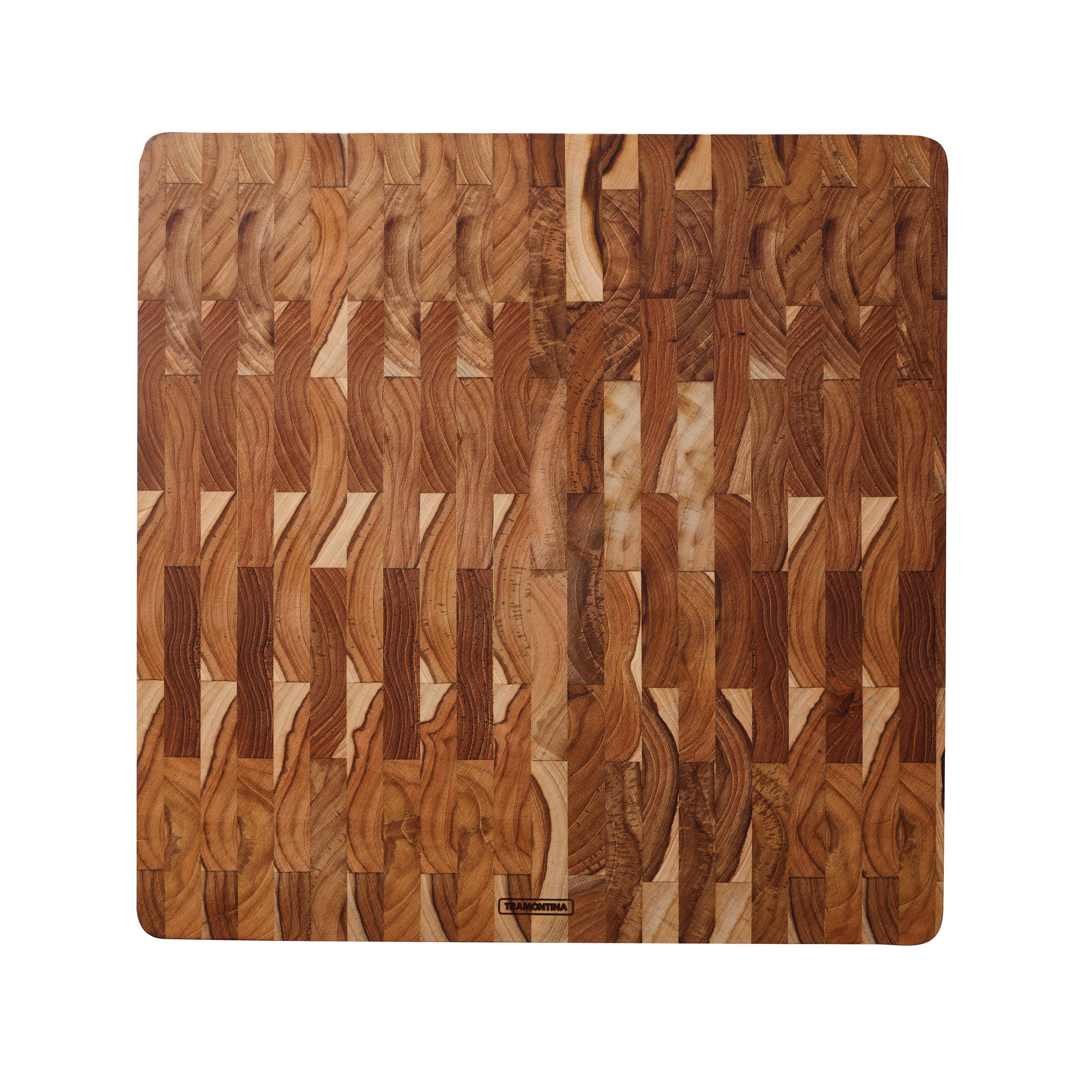 15.75 Inch x 15.75 Inch Teak Wood End-Grain Chopping Board