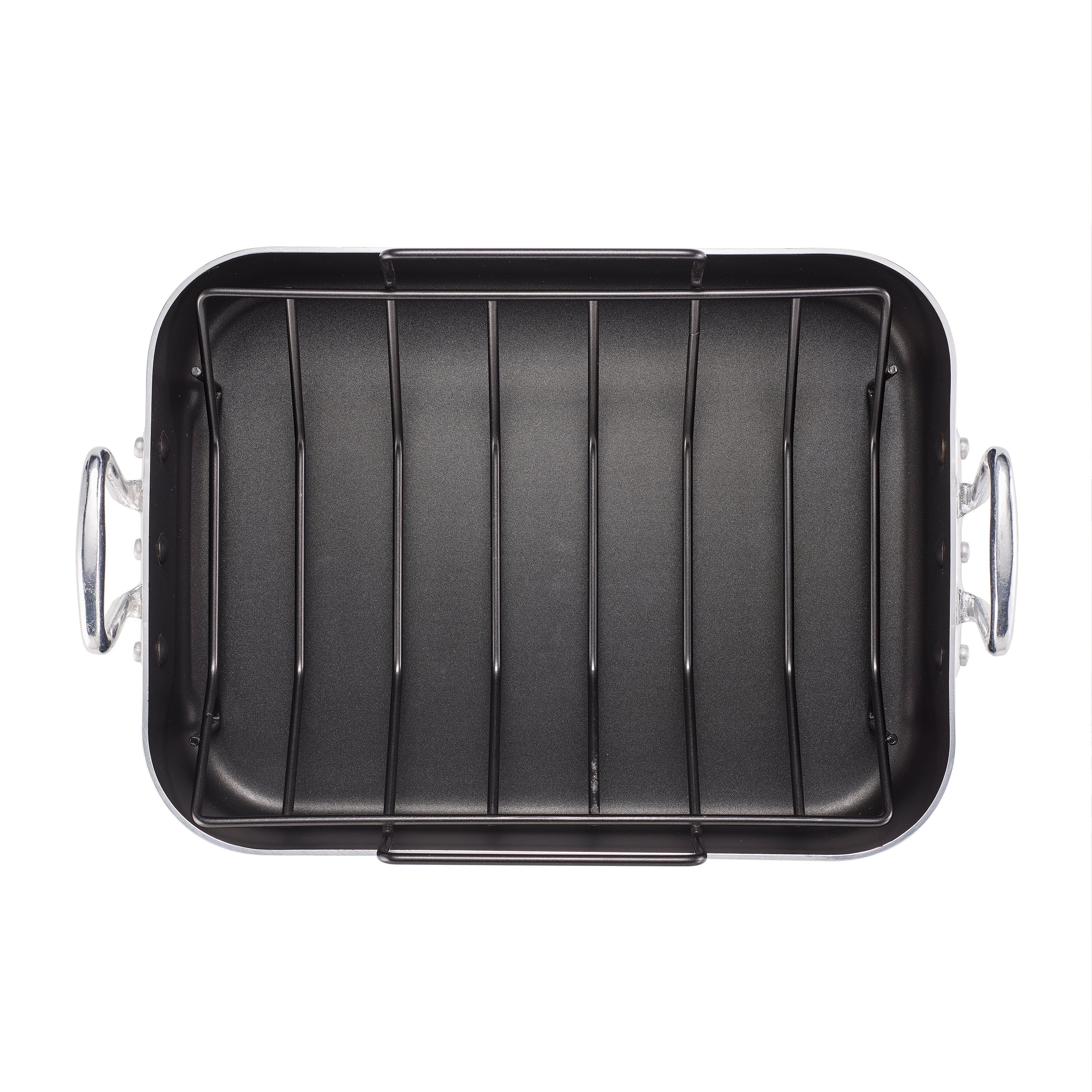 16 Inch Nonstick Roasting Pan with V Rack