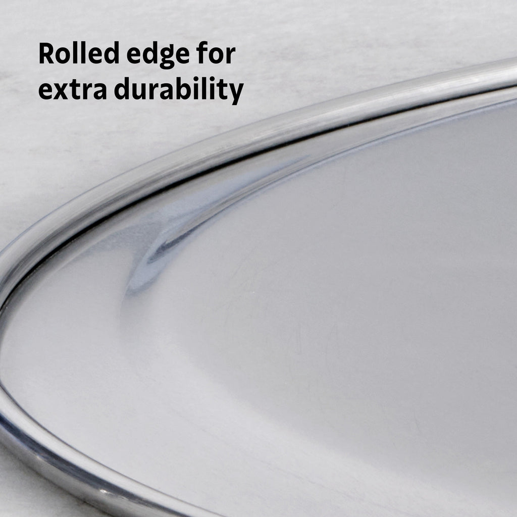 16 Inch Professional Grade Aluminum Pizza Pans - 2 Pk