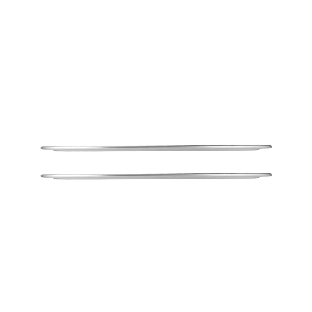 16 Inch Professional Grade Aluminum Pizza Pans - 2 Pk