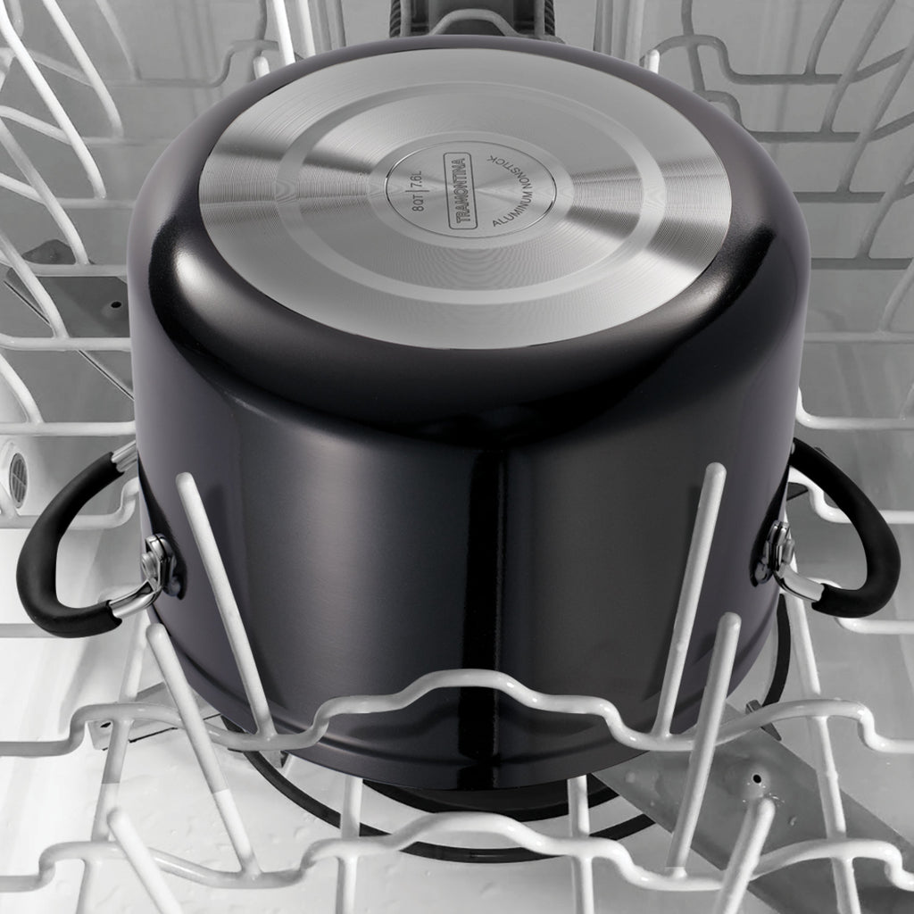 4-Piece Nonstick Stock Pot Set (8 quart and 12 quart)