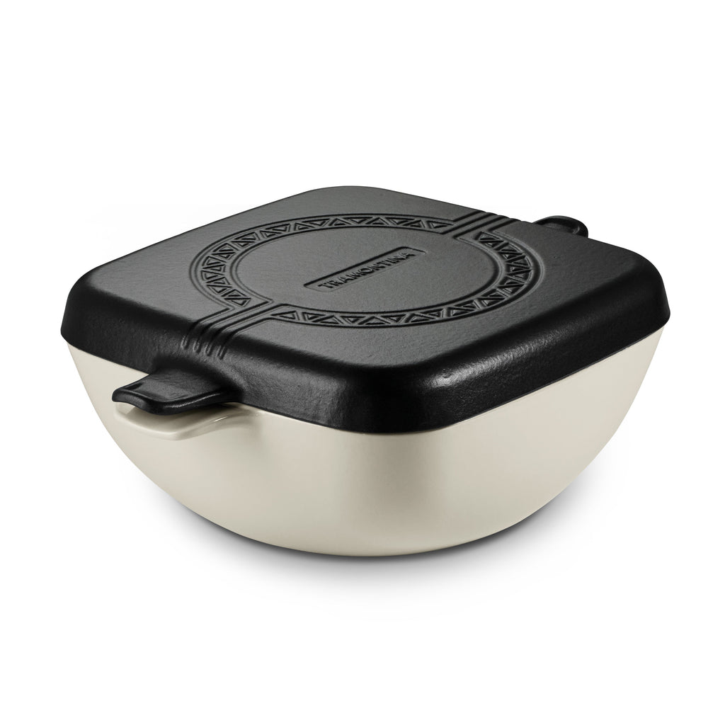 6.5 Quart Enameled Cast Iron Multi-Cooker with Reversible Lid