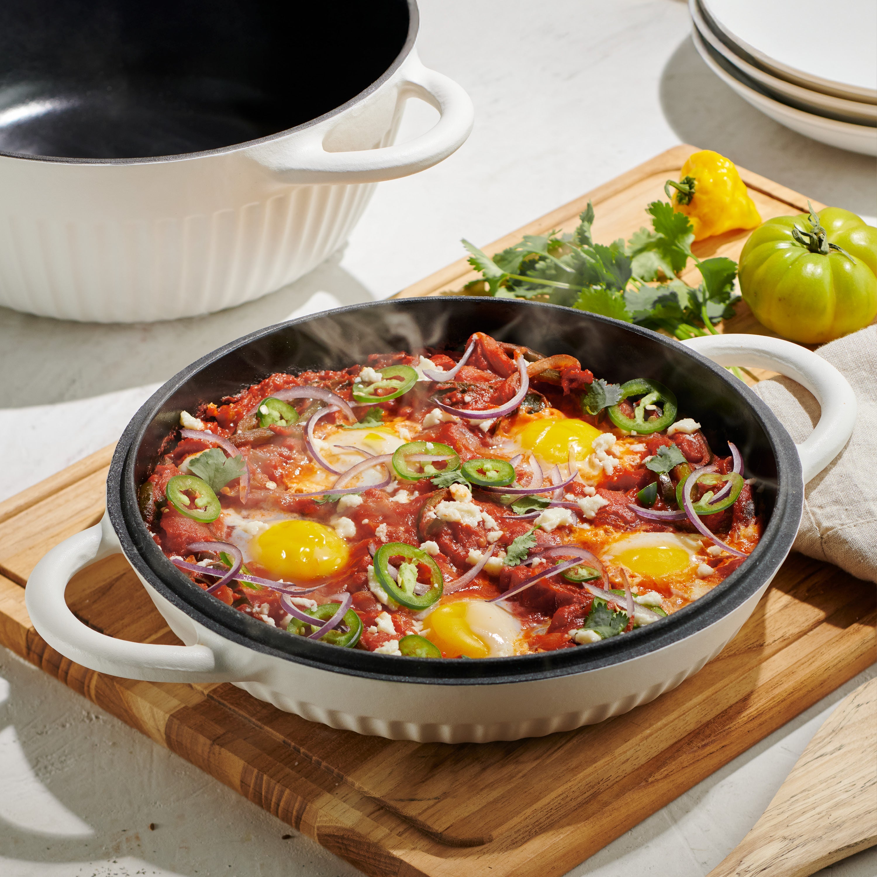 2-Piece Enameled Cast Iron Multipurpose Bread Oven