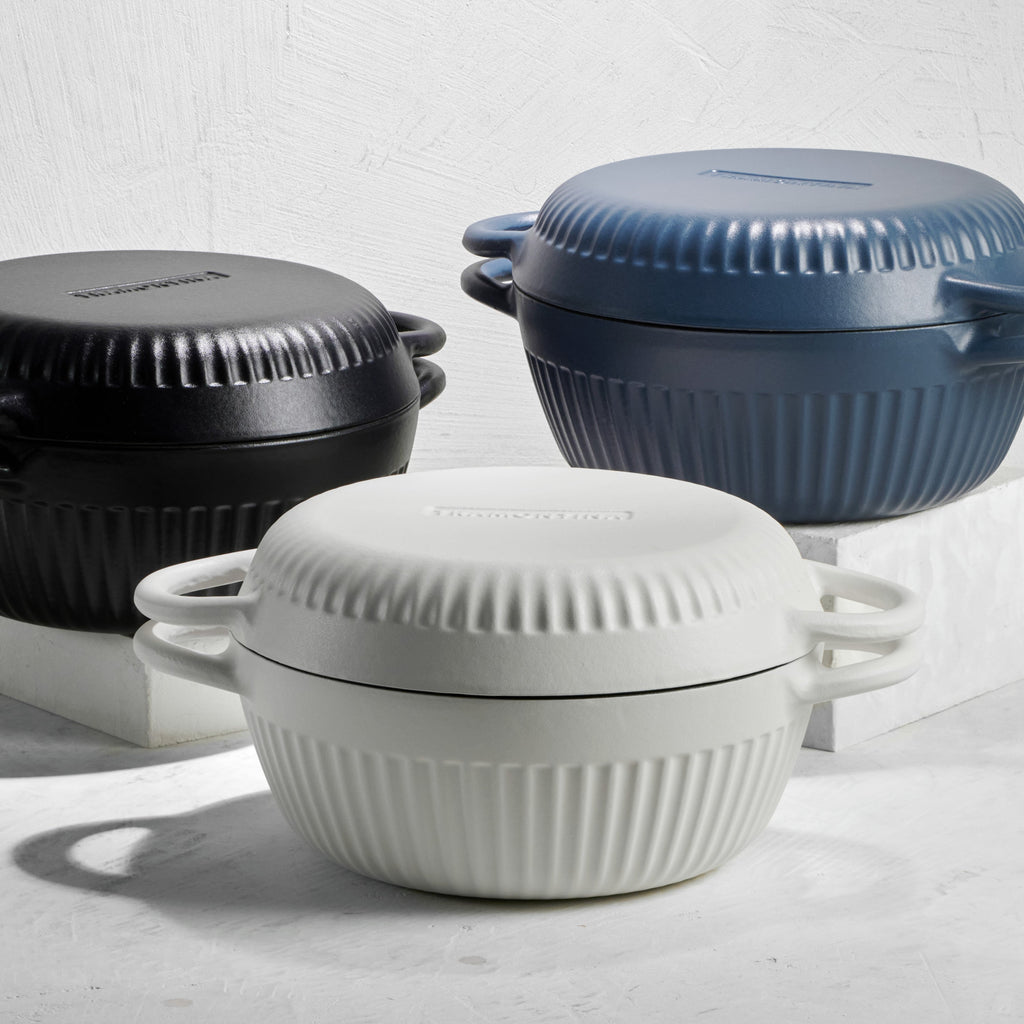 2-Piece Enameled Cast Iron Multipurpose Bread Oven