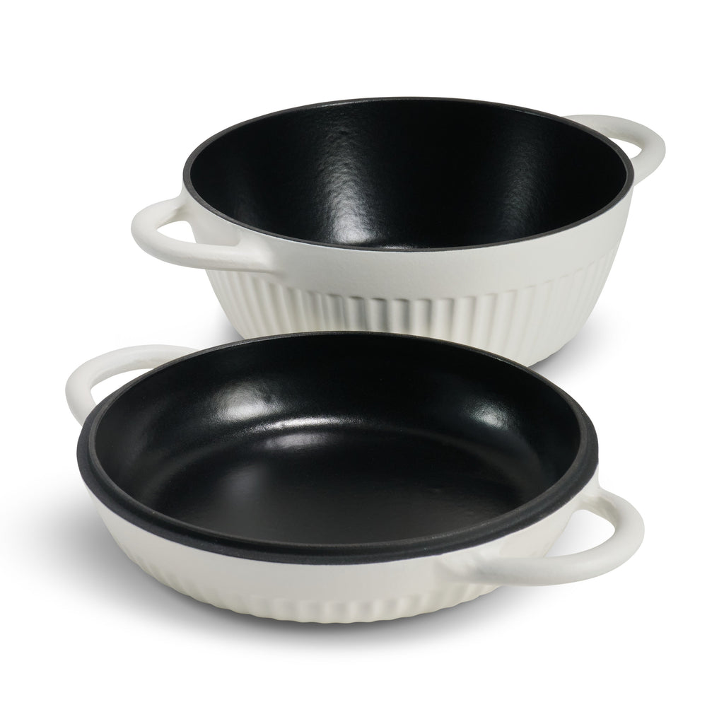 2-Piece Enameled Cast Iron Multipurpose Bread Oven