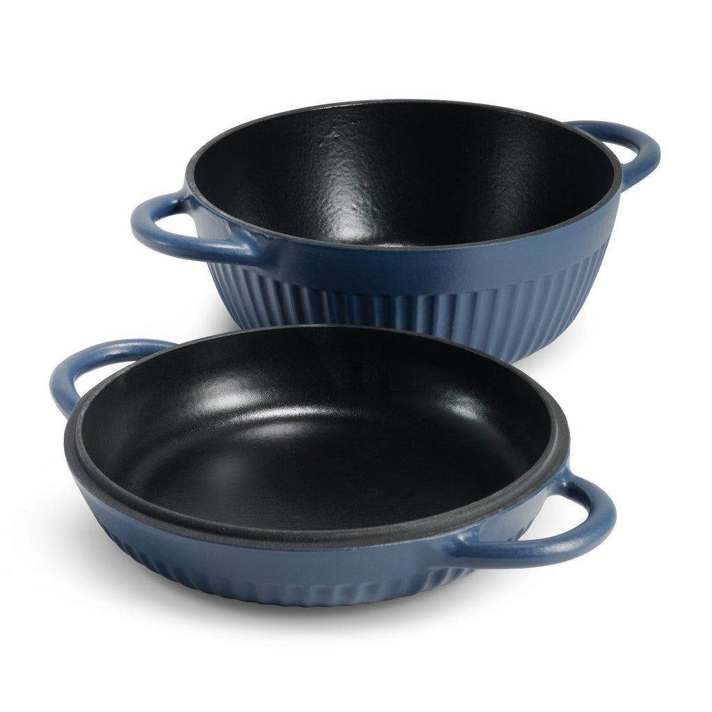 2-Piece Enameled Cast Iron Multipurpose Bread Oven