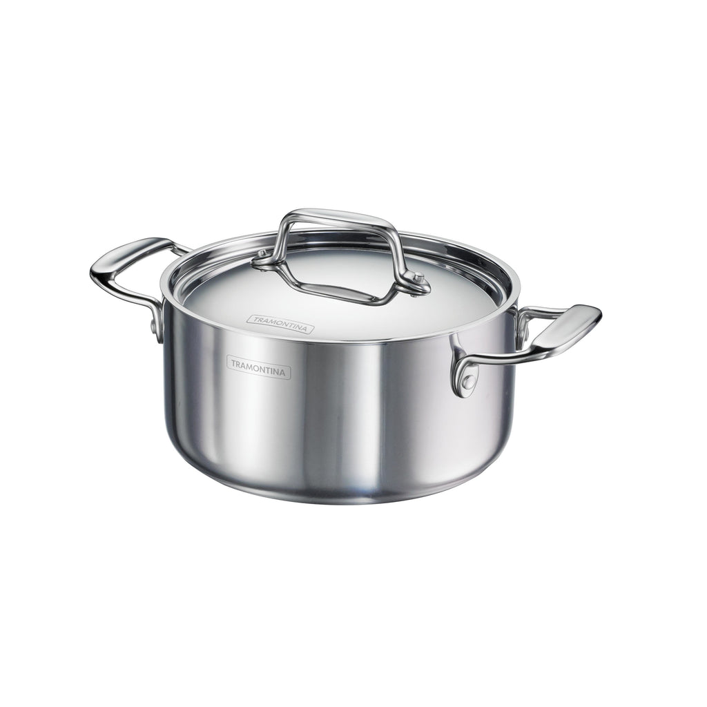 Tri-Ply Clad Covered Casserole with Ceramic Interior