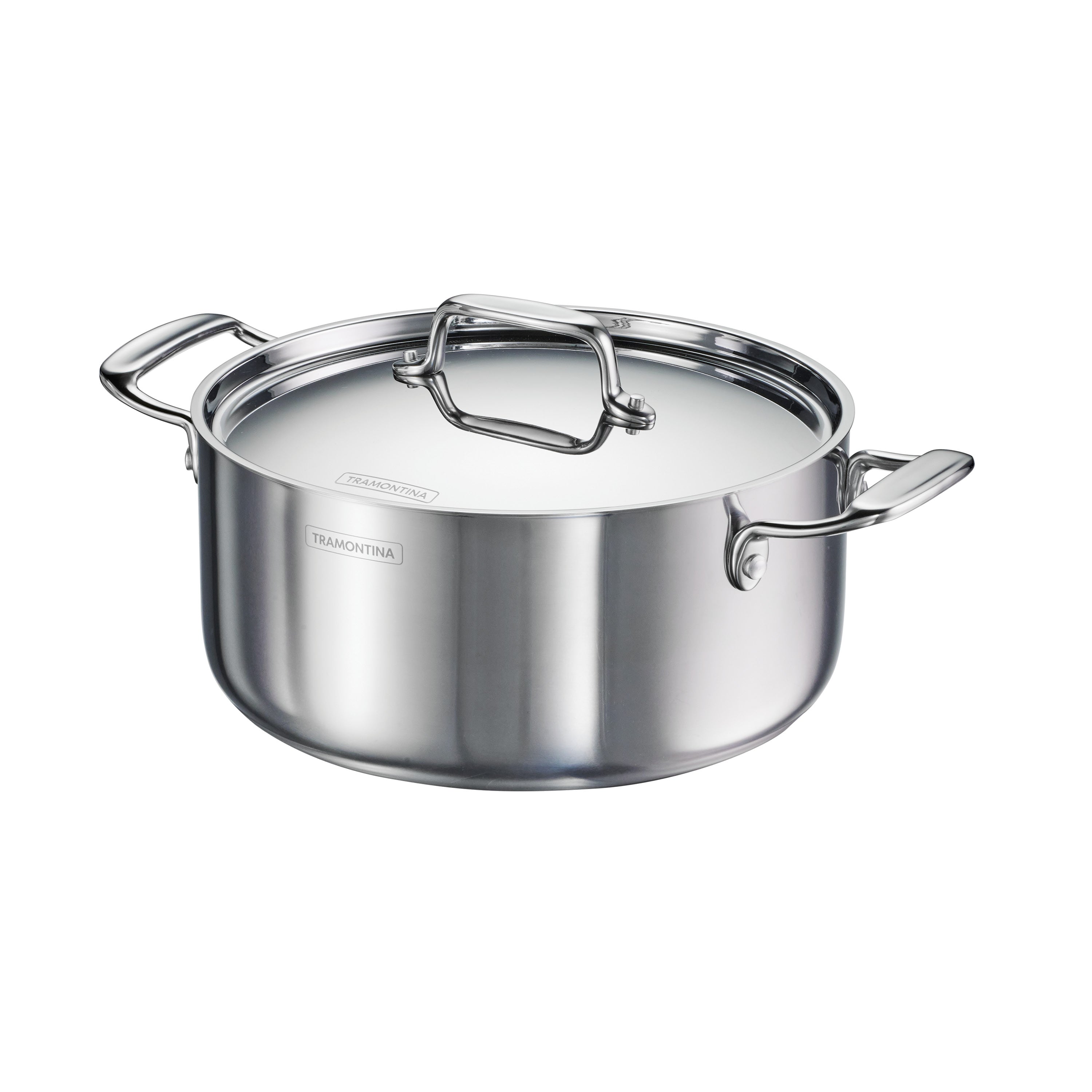 Tri-Ply Clad Covered Casserole with Ceramic Interior