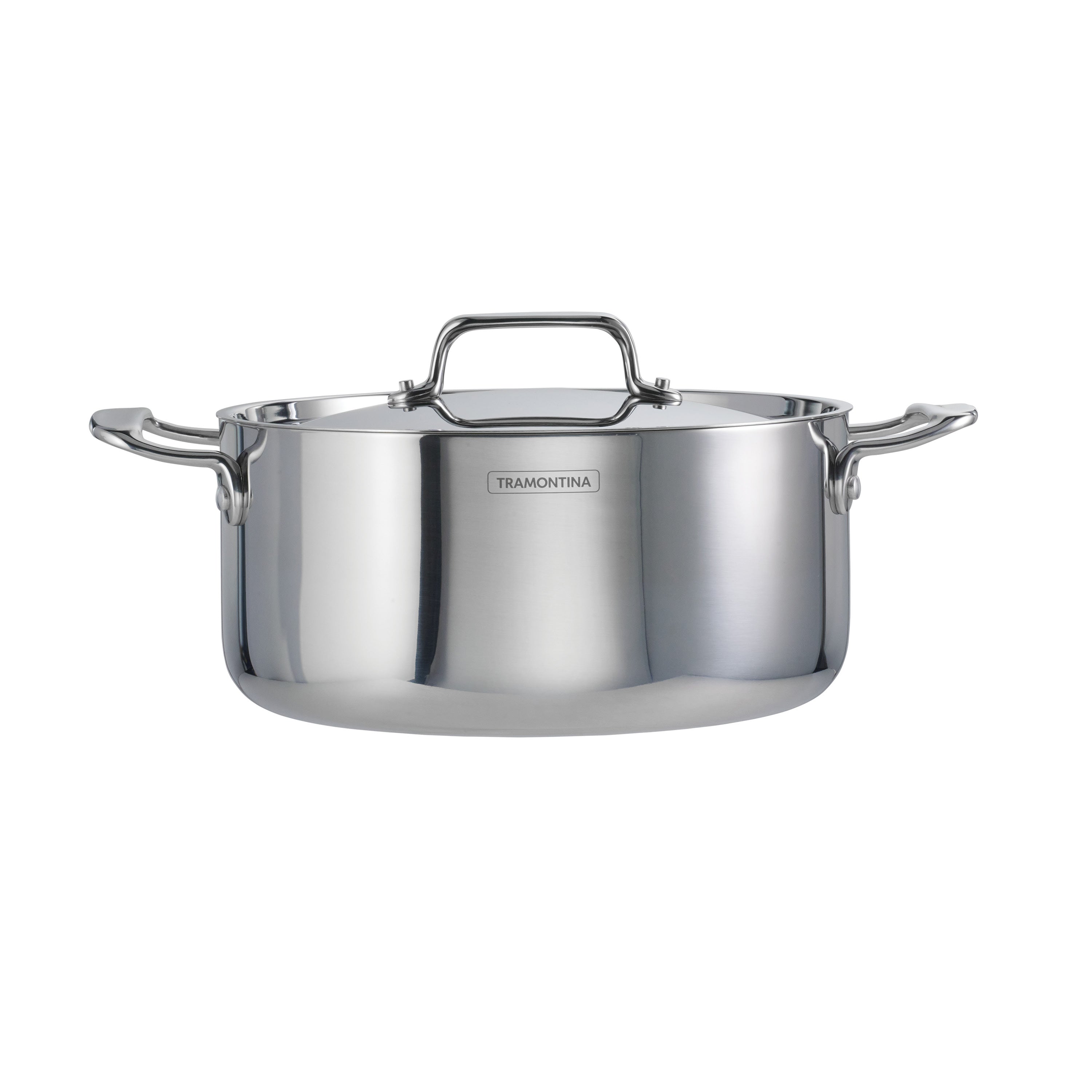 Tri-Ply Clad Covered Casserole with Ceramic Interior