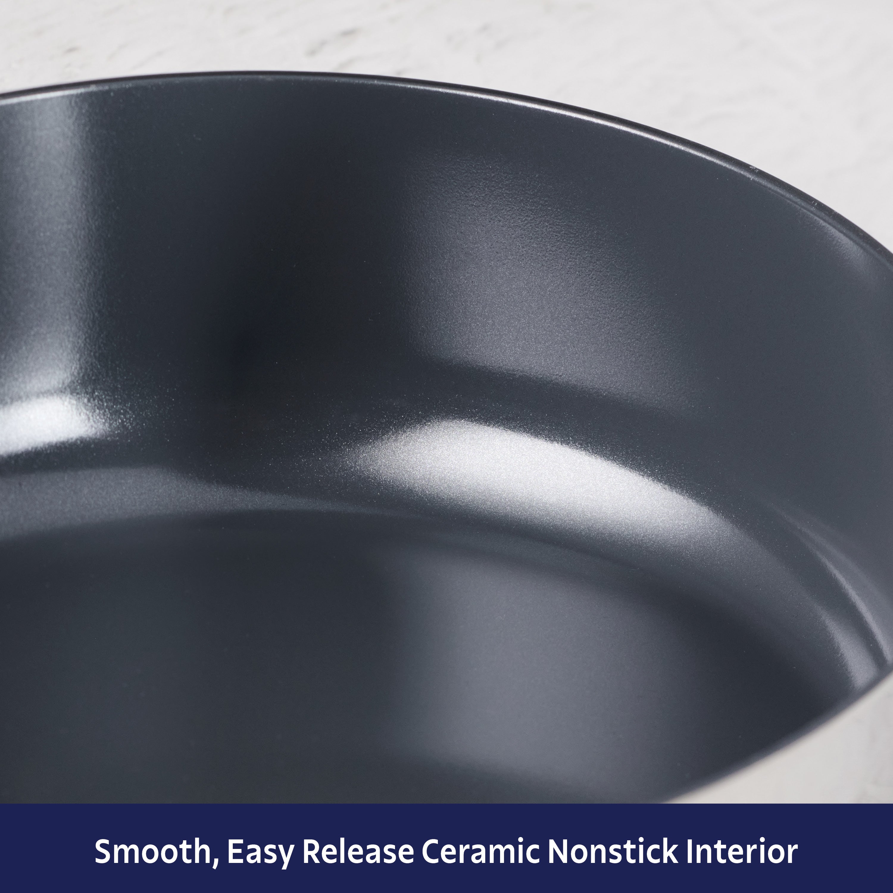 Tri-Ply Clad Covered Casserole with Ceramic Interior