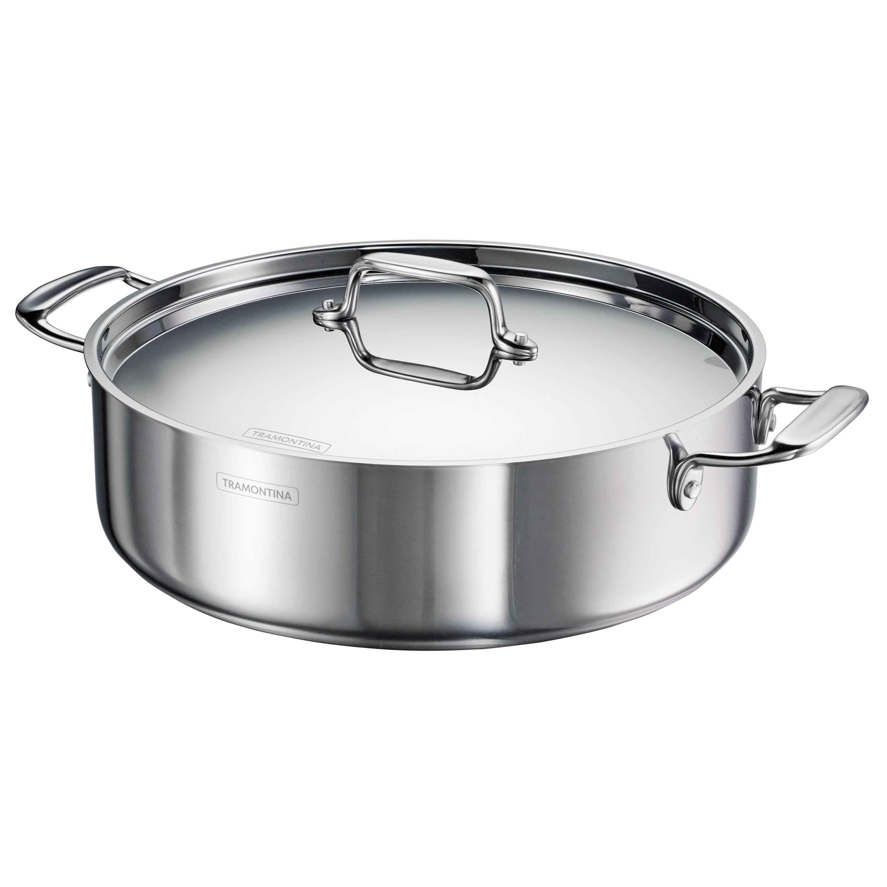 Tri-Ply Clad Covered Casserole with Ceramic Interior