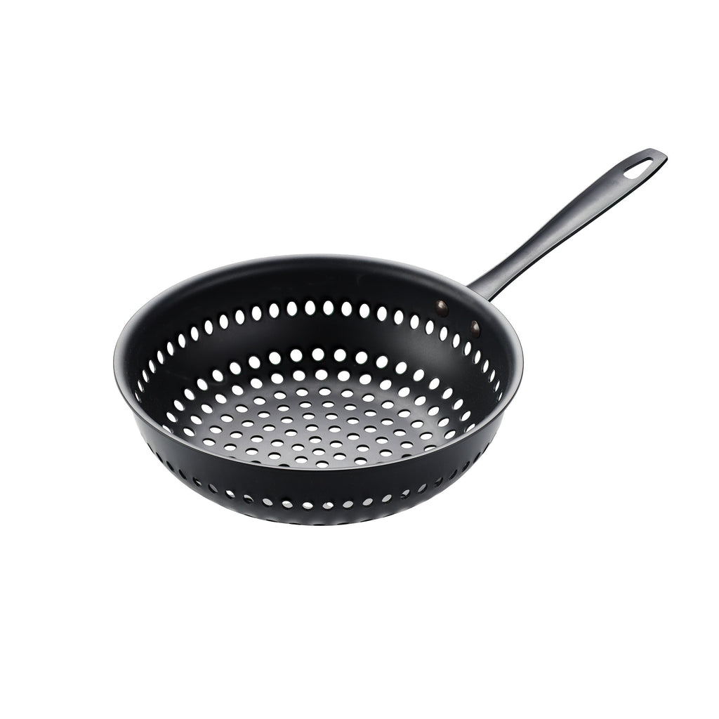 10 in Round Carbon Steel Stir Fry Pan