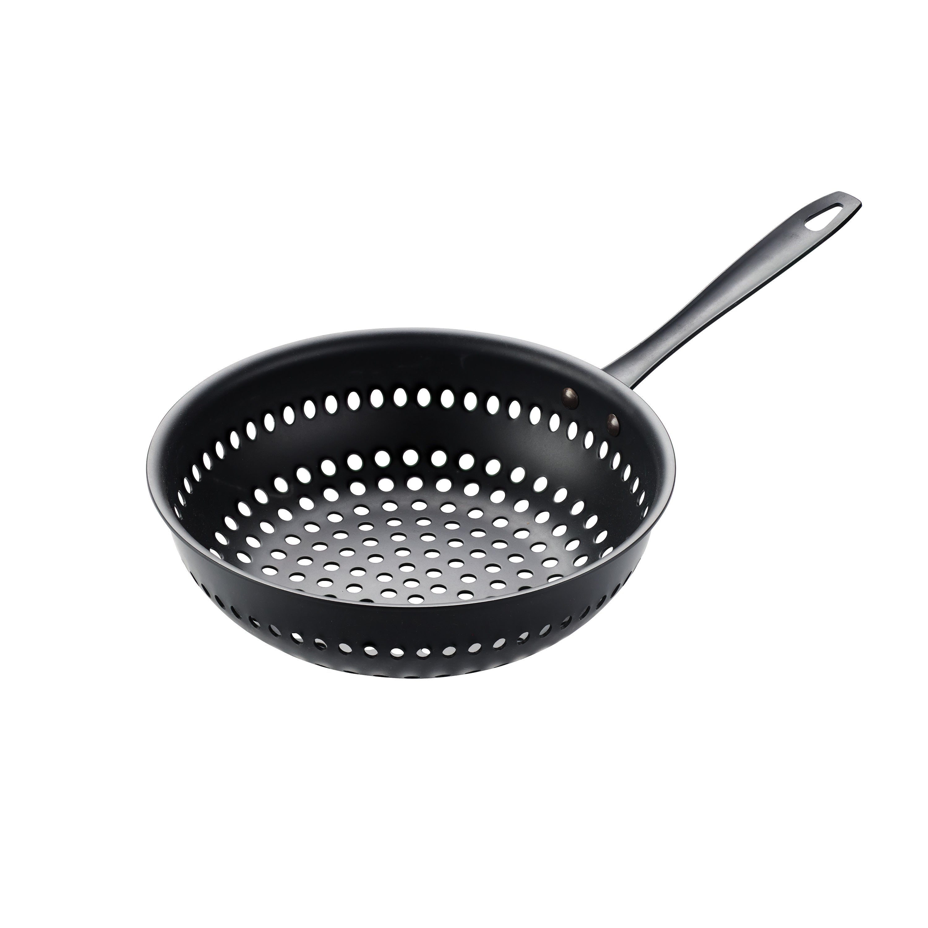 10 in Round Carbon Steel Stir Fry Pan