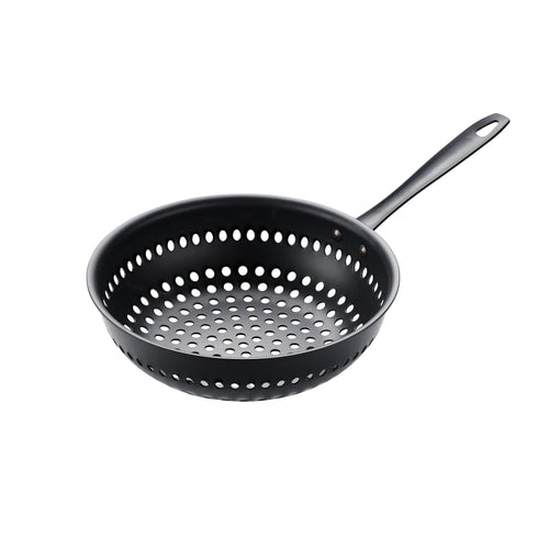 10 in Round Carbon Steel Stir Fry Pan