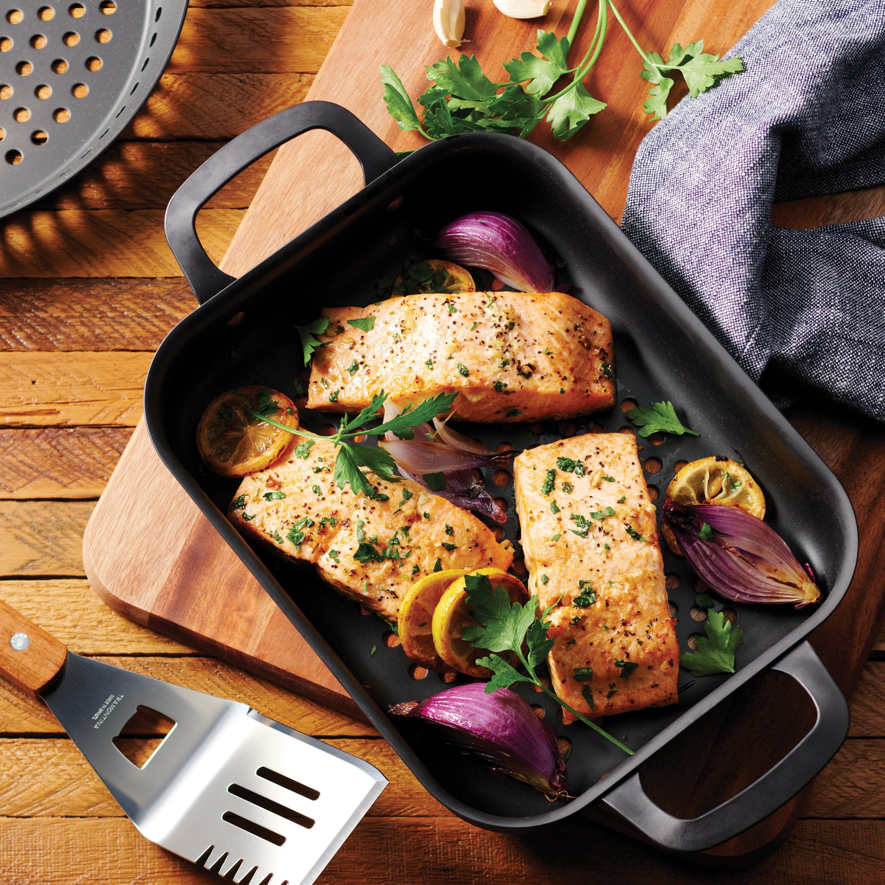 11 Inch Rectangle Carbon Steel Roaster