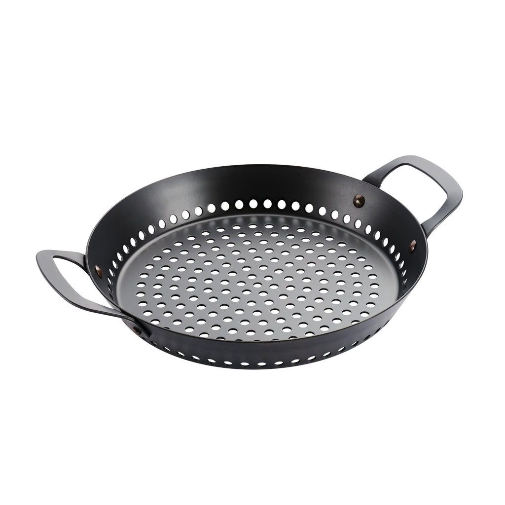 12 in Round Carbon Steel Grill Pan