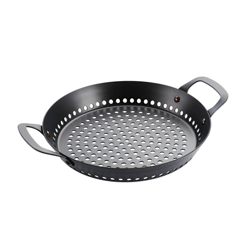12 in Round Carbon Steel Grill Pan