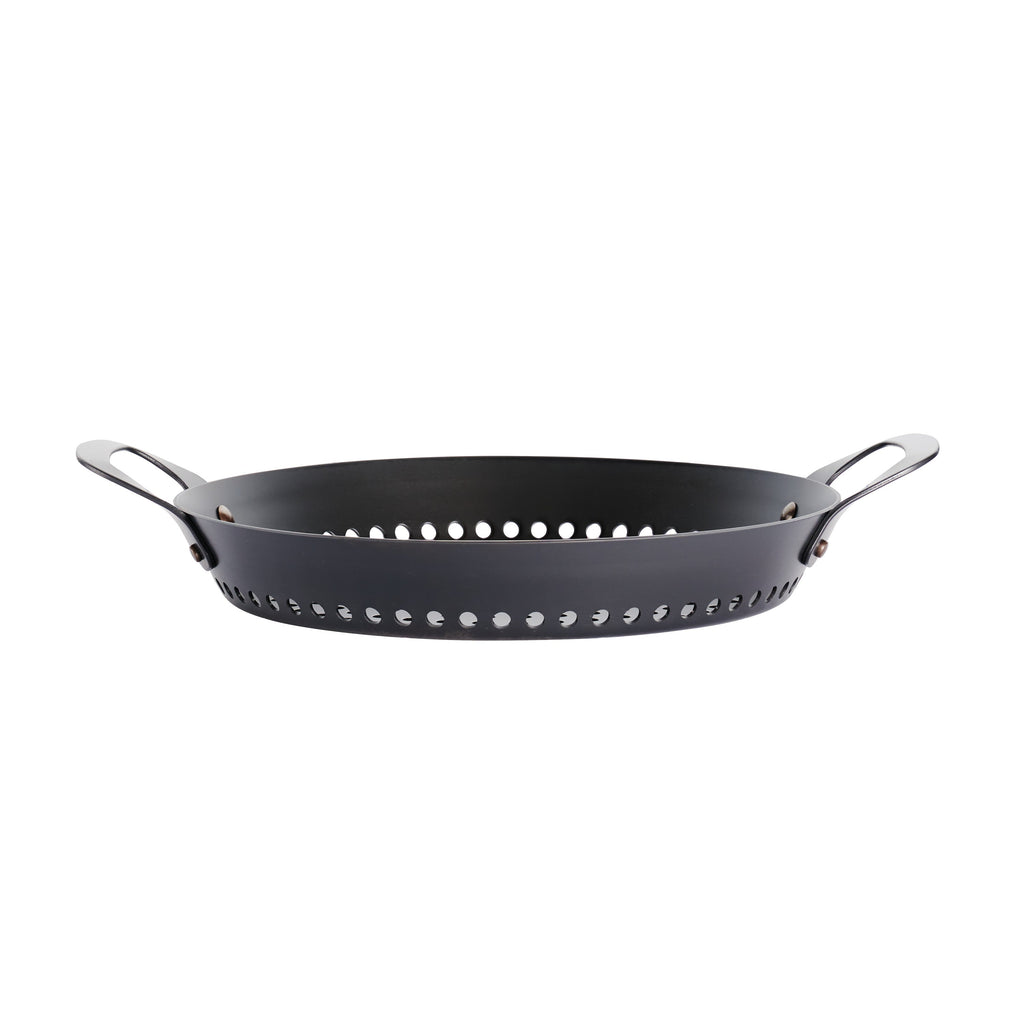 12 in Round Carbon Steel Grill Pan