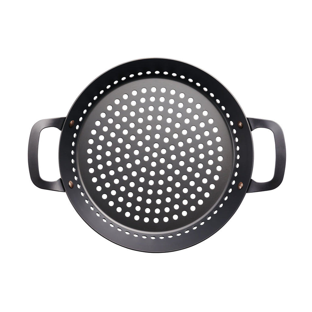 12 in Round Carbon Steel Grill Pan