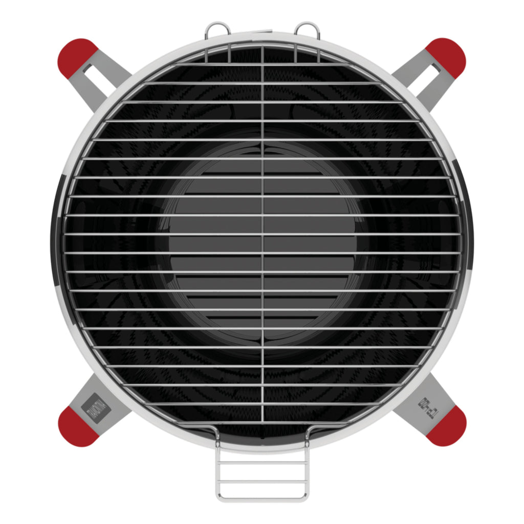 15.5 Inch Stainless Steel Round BBQ Charcoal Grill with Lid