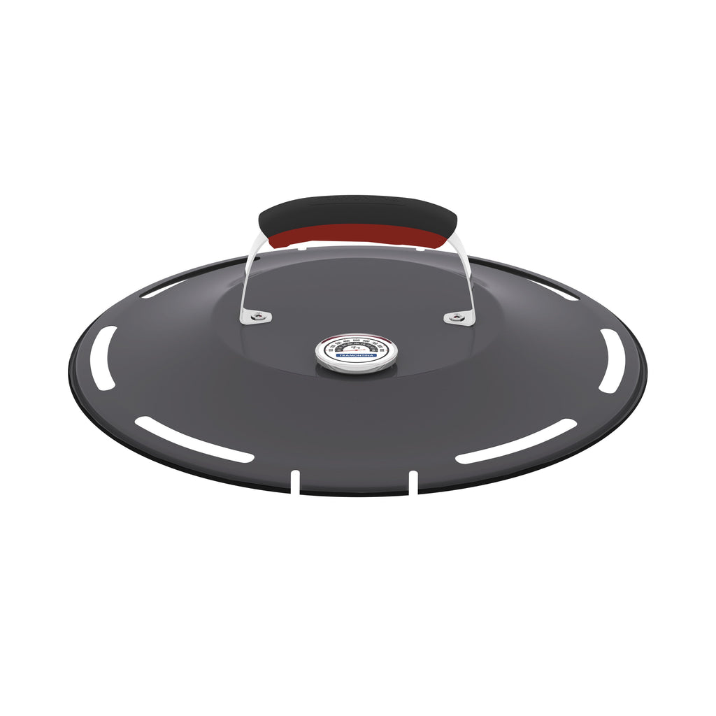 15.5 Inch Stainless Steel Round BBQ Charcoal Grill with Lid