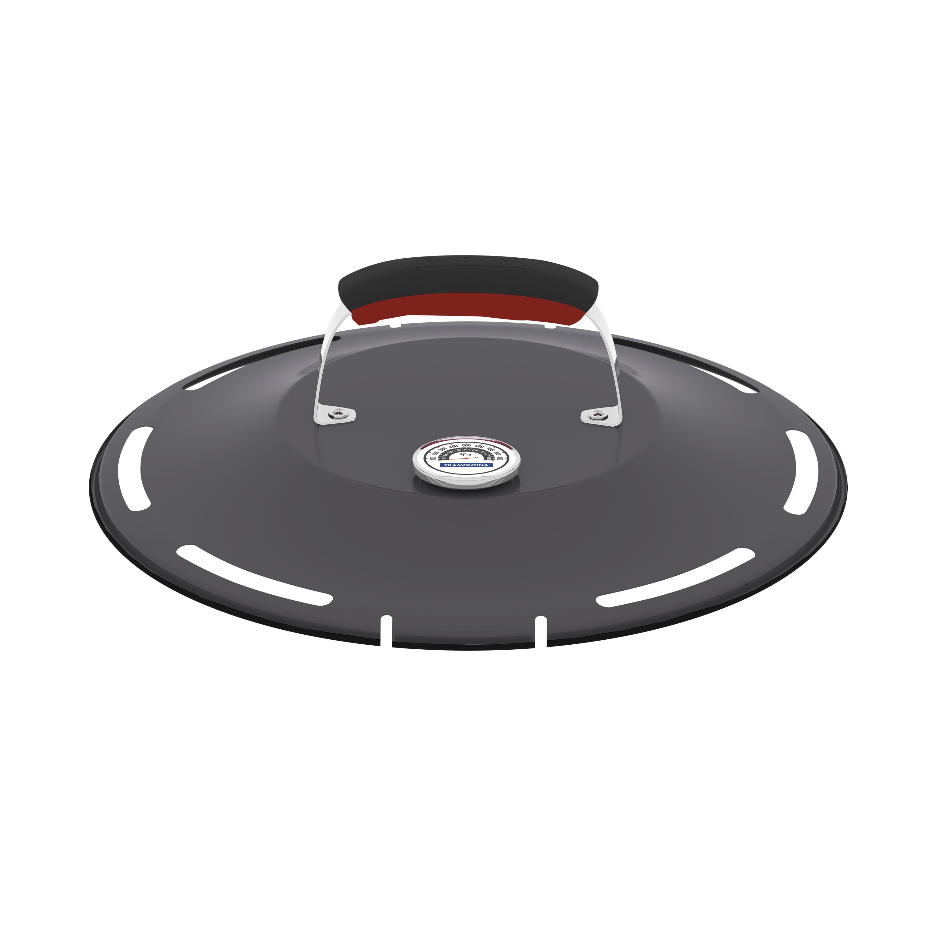 15.5 Inch Stainless Steel Round BBQ Charcoal Grill with Lid