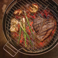 15.5 in Stainless Steel Round BBQ Charcoal Grill with Stand