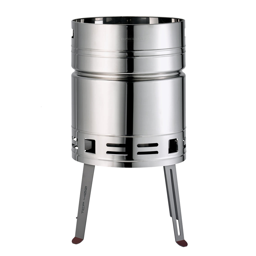15.5 in Stainless Steel Round BBQ Charcoal Grill with Stand
