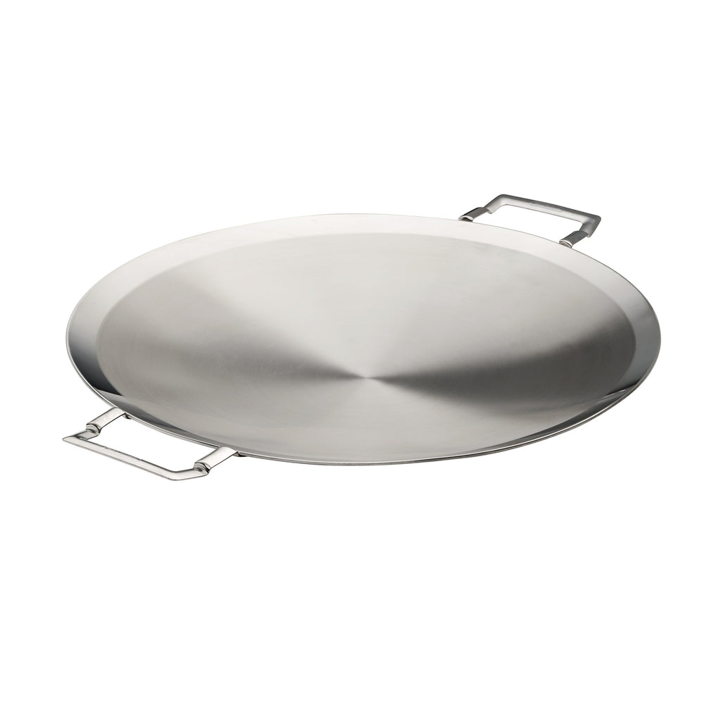 17.25 in Tri-Ply Clad Stainless Steel Round Grill Pan