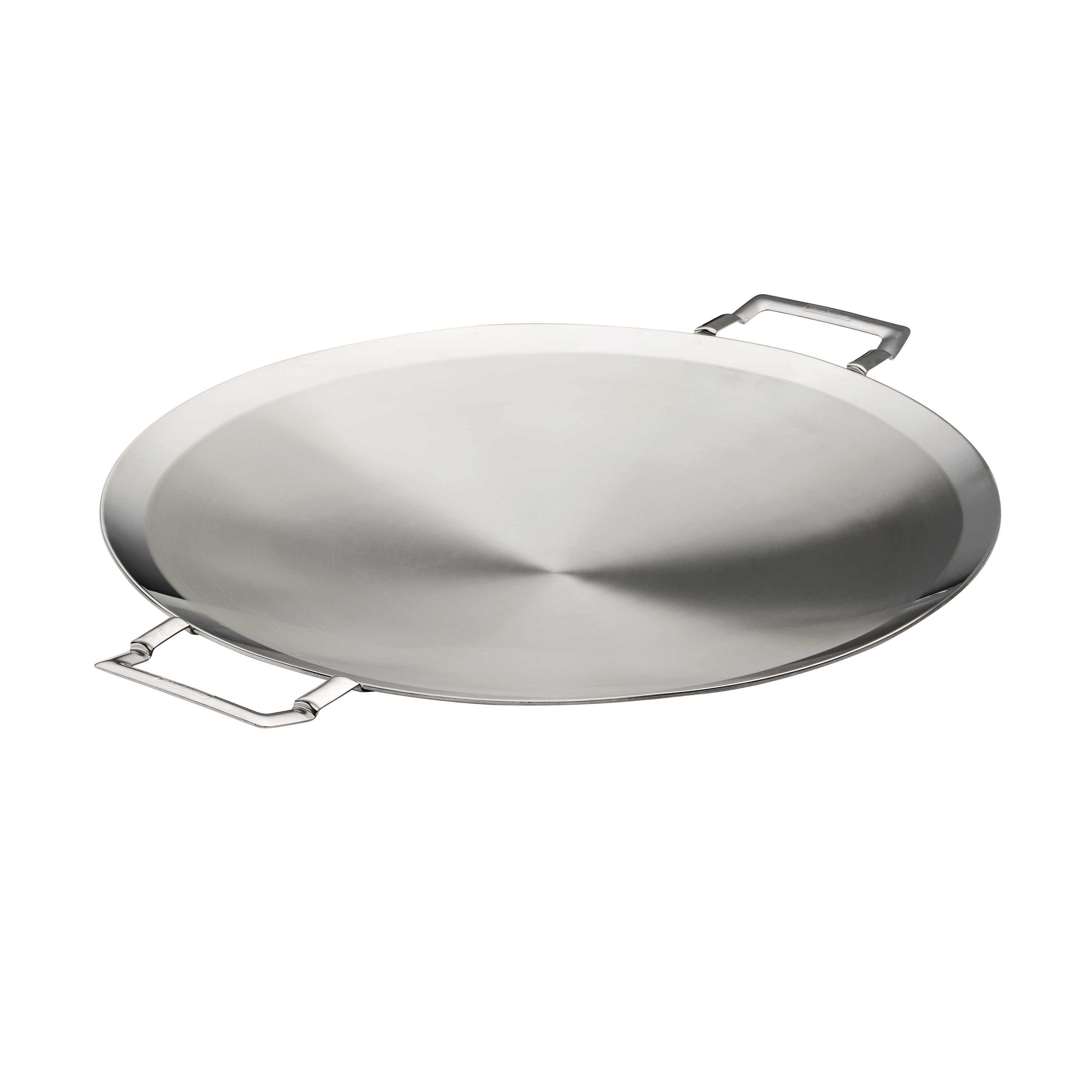 17.25 in Tri-Ply Clad Stainless Steel Round Grill Pan