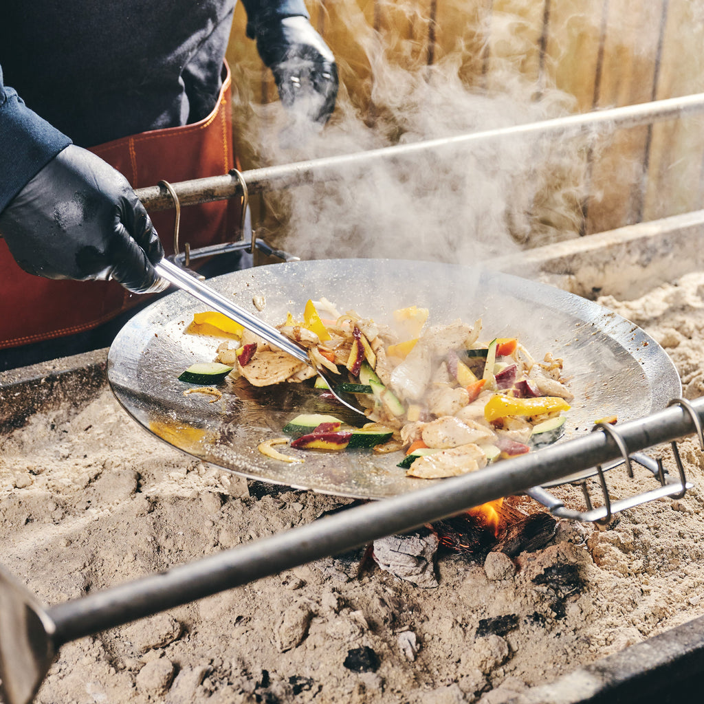 17.25 in Tri-Ply Clad Stainless Steel Round Grill Pan