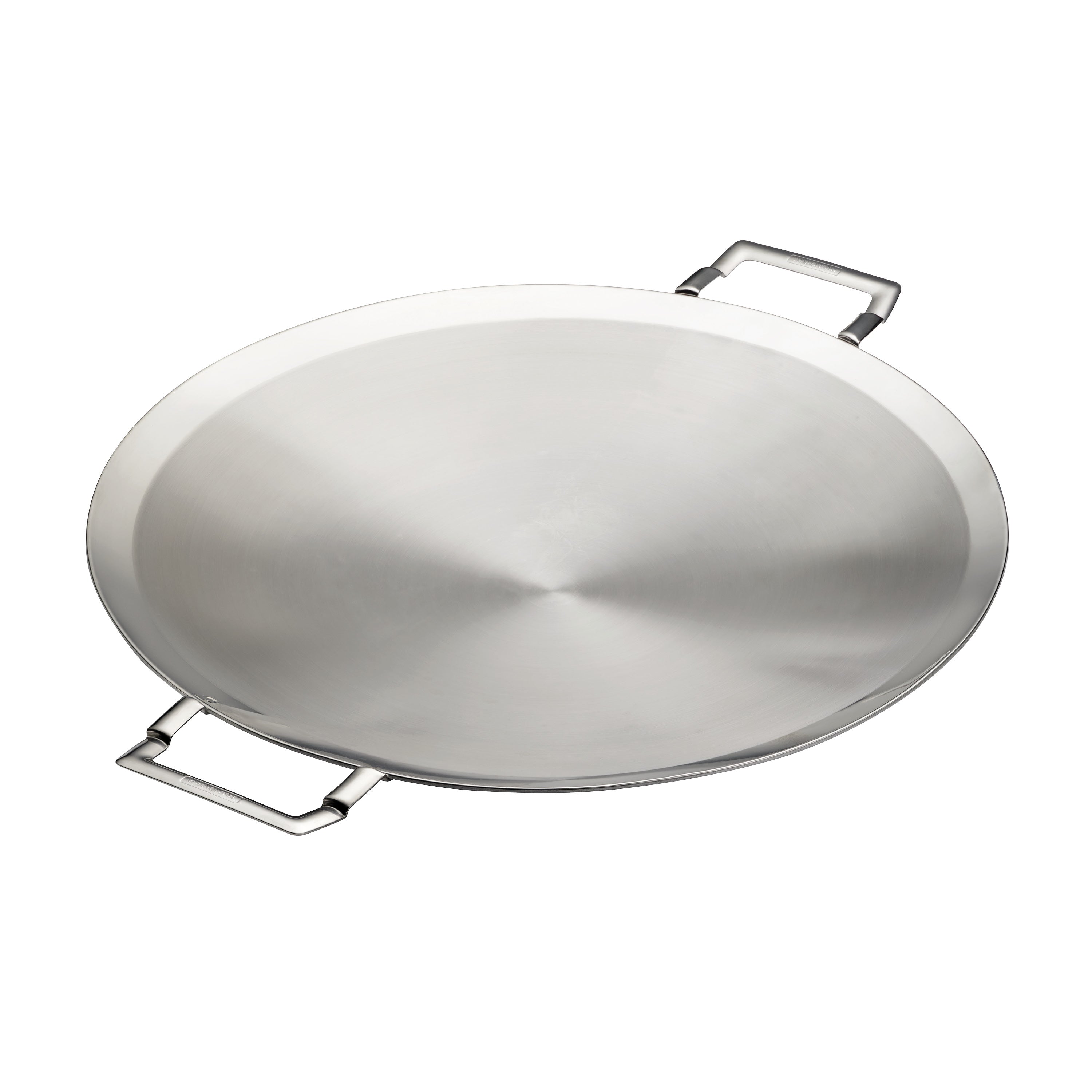 17.25 in Tri-Ply Clad Stainless Steel Round Grill Pan