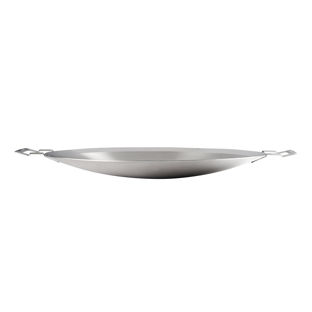 17.25 in Tri-Ply Clad Stainless Steel Round Grill Pan