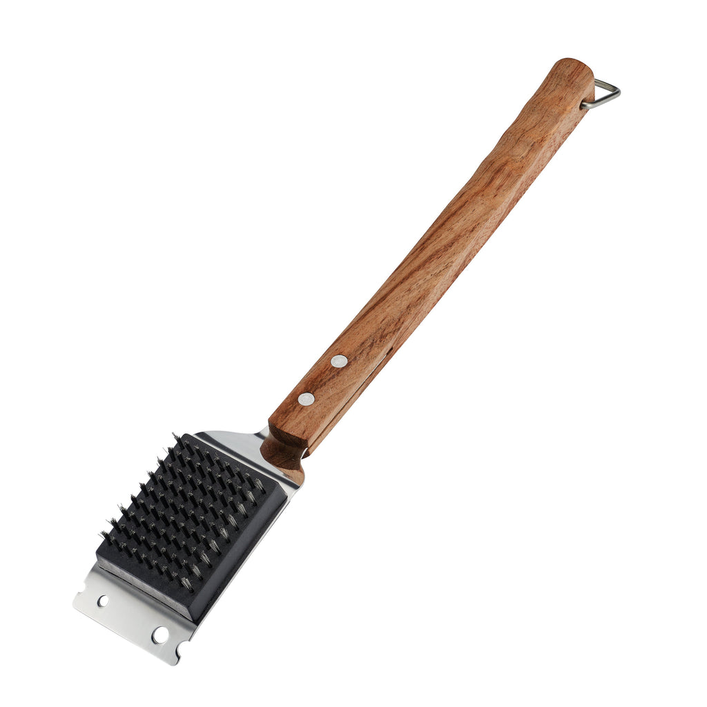 BBQ Grill Brush with Wood Handle