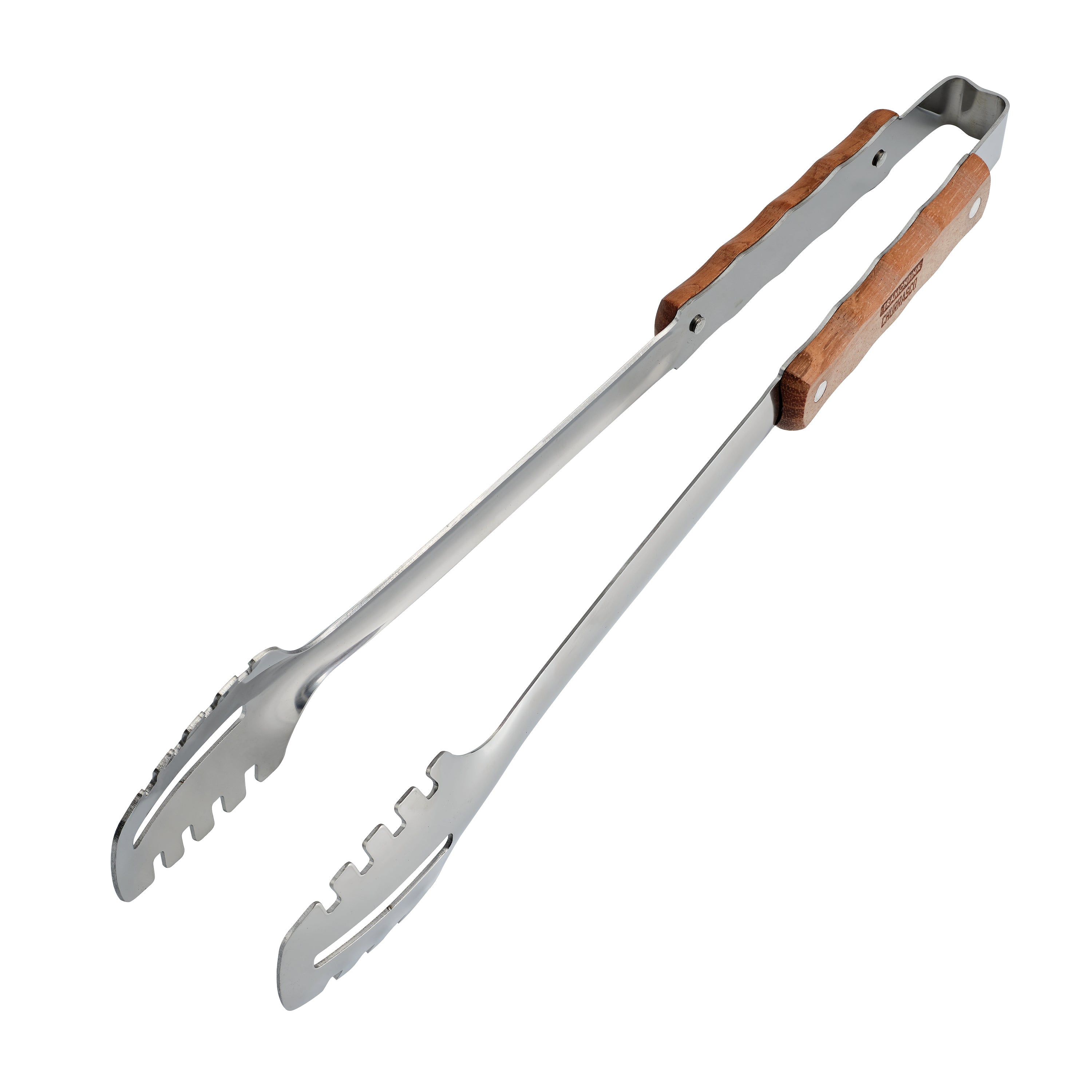 BBQ Tongs with Wood Handle