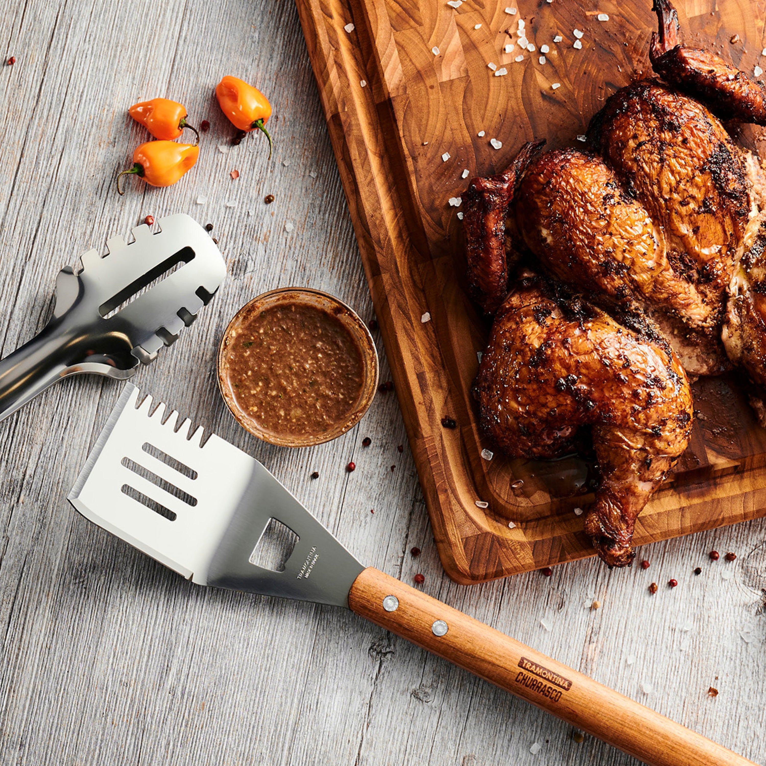 BBQ Spatula with Wood Handle