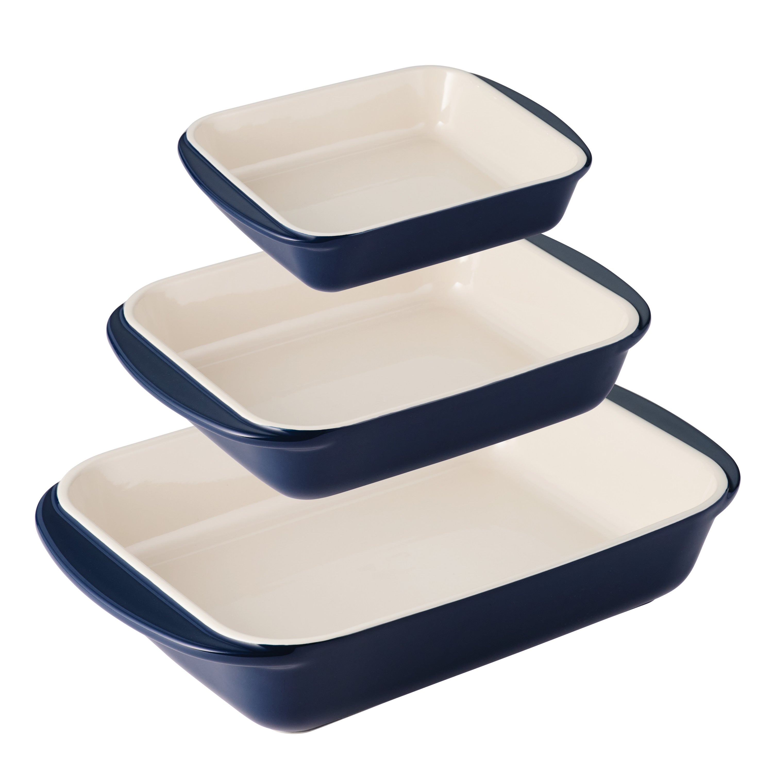 3 Piece Ceramic Bakeware Set