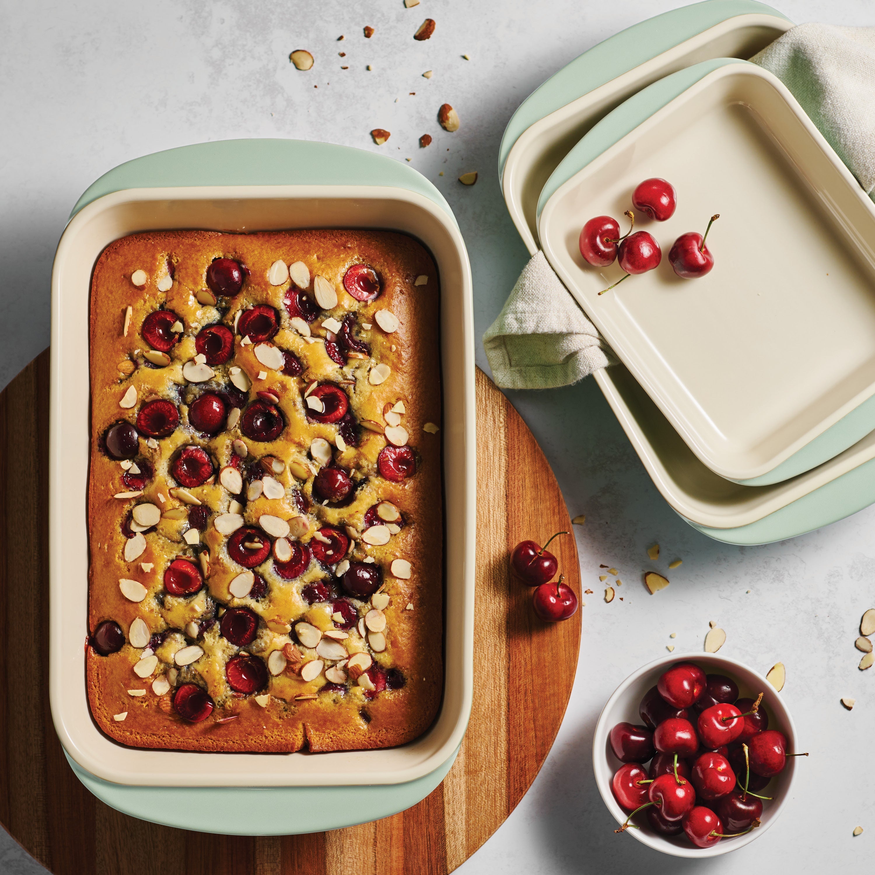 3 Piece Ceramic Bakeware Set