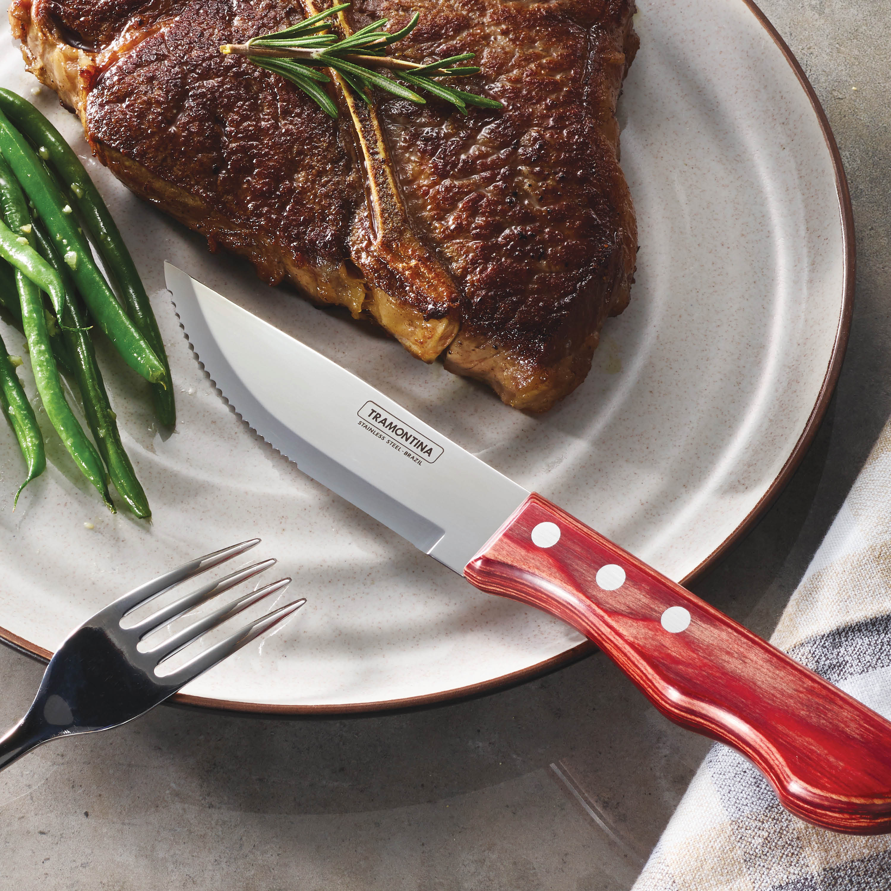 4 Piece Steak Knife Set - Pointed