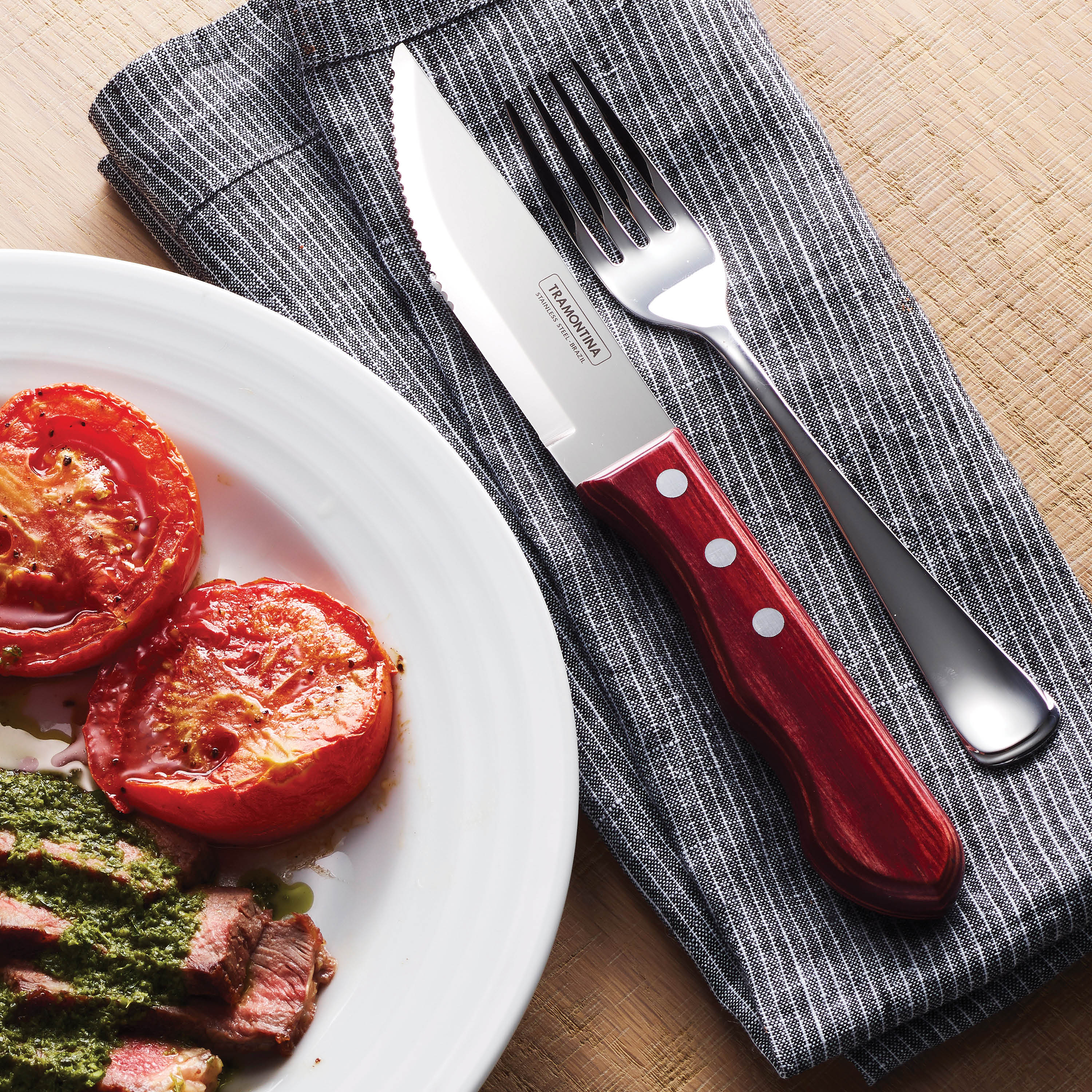 4 Piece Steak Knife Set - Pointed