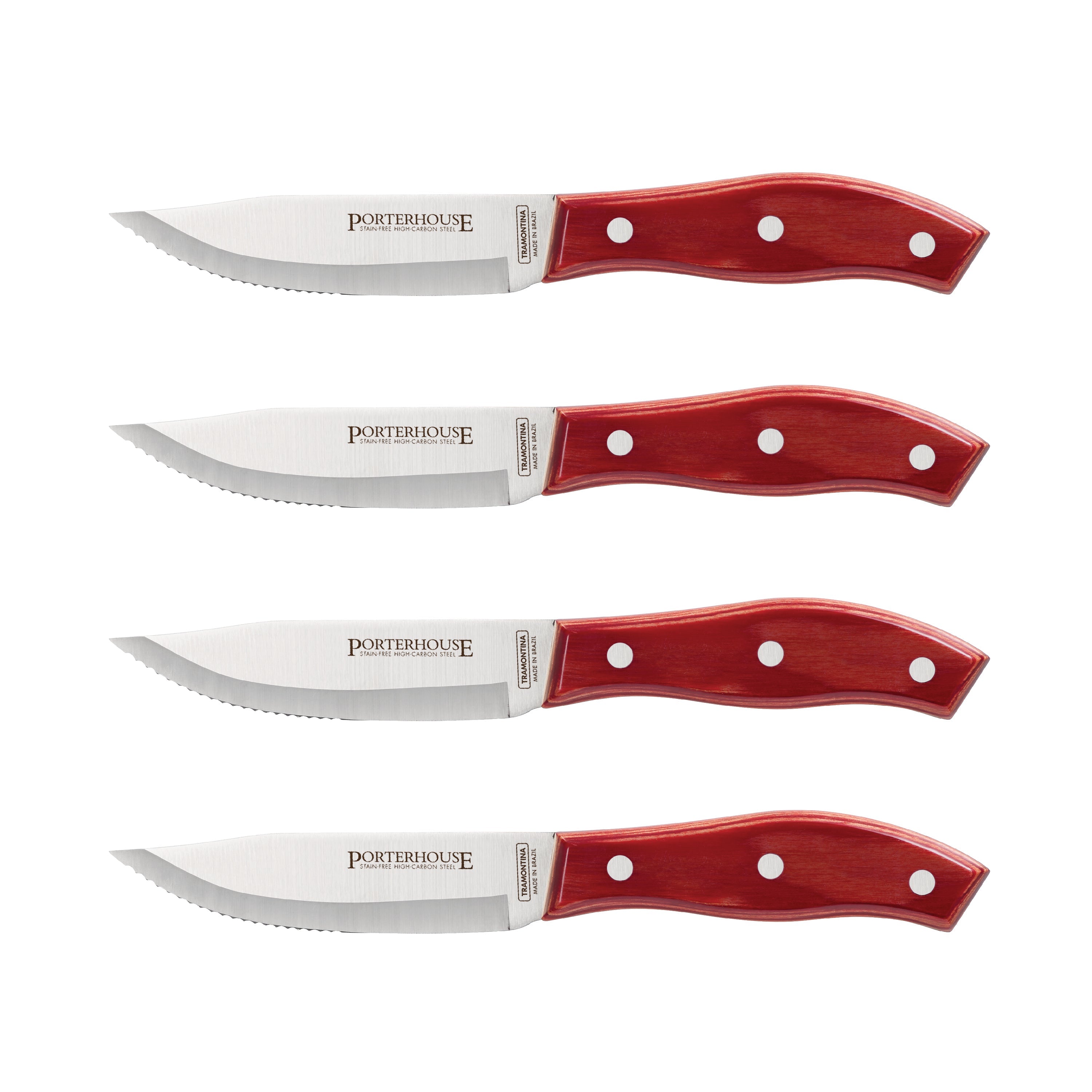 4 Piece - 5 in Steak Knife Set - Pointed