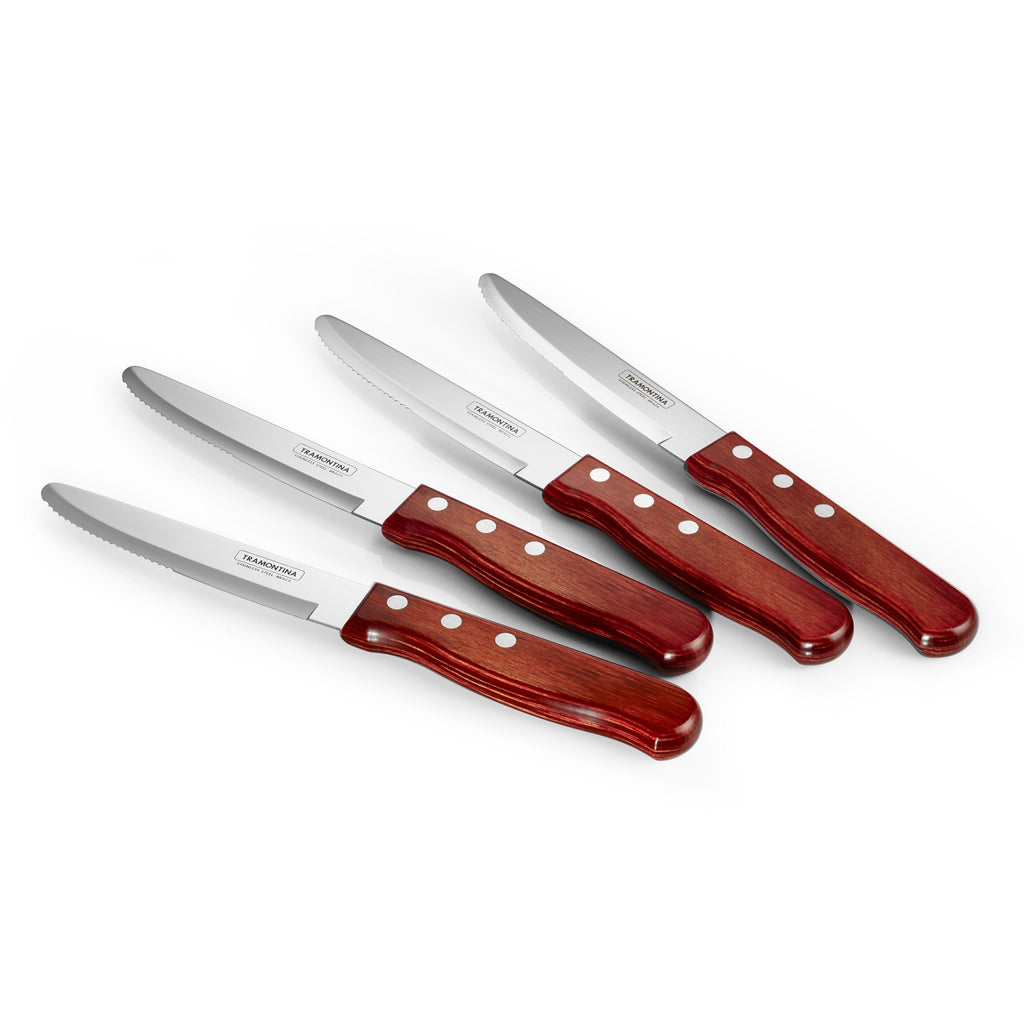 4 Piece Steak Knife Set - Rounded