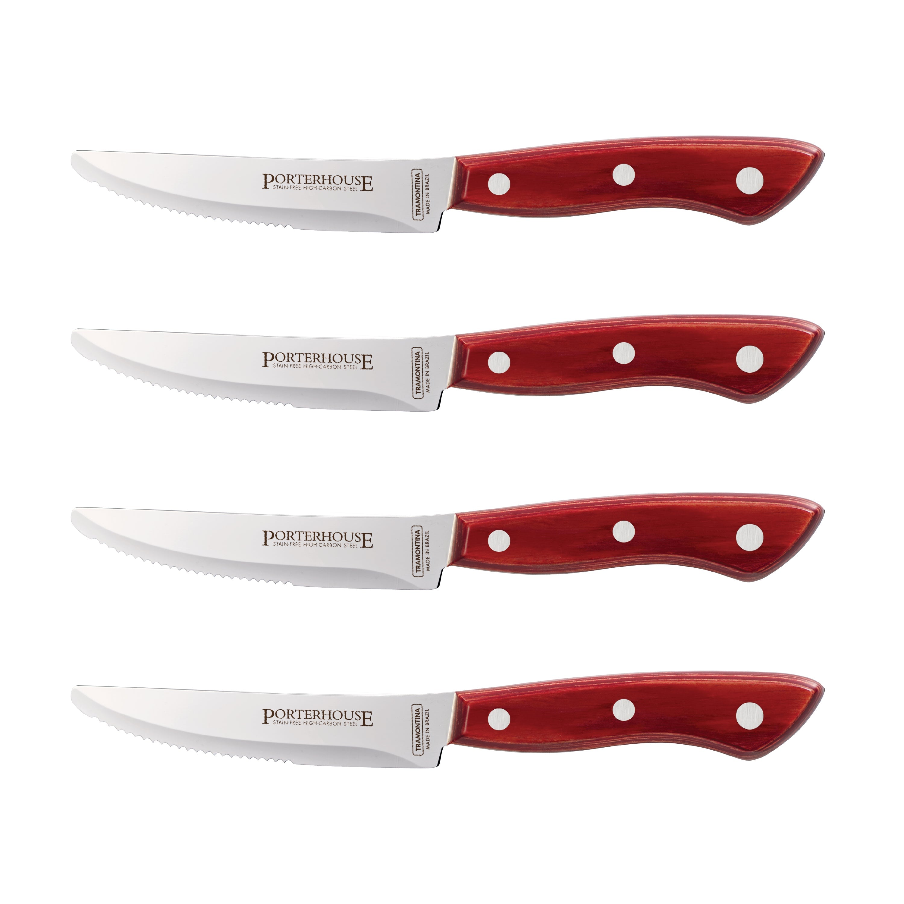 4 Piece - 5 in Steak Knife Set - Rounded