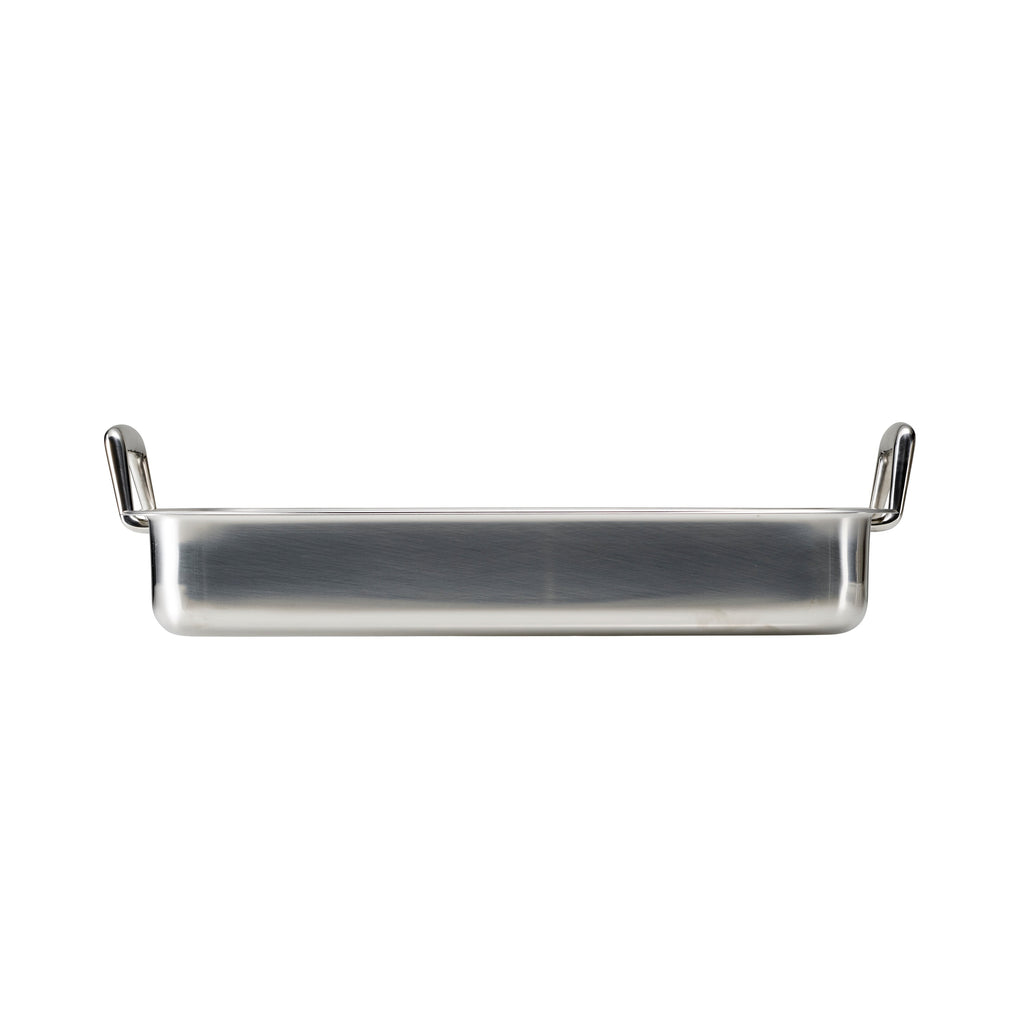 Stainless Steel Roasting Pan with Basting Grill