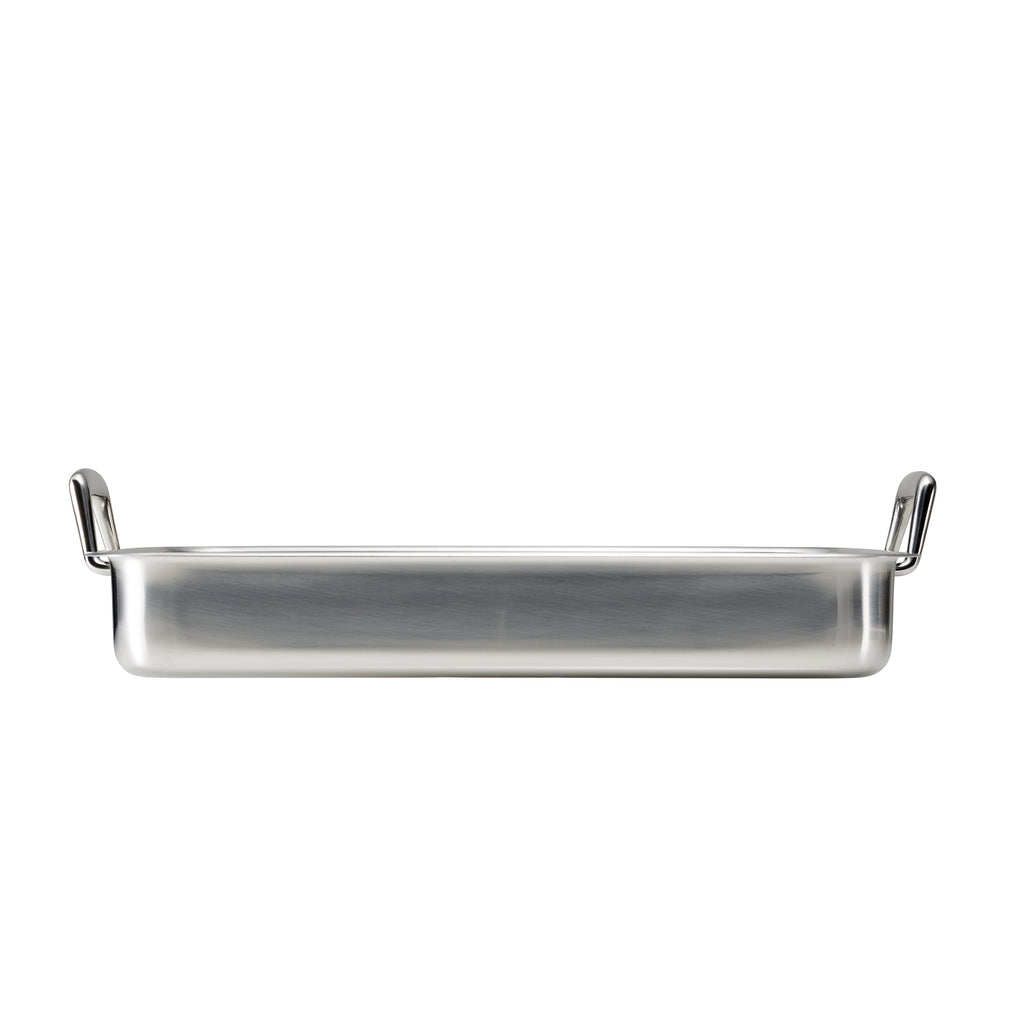 Stainless Steel Roasting Pan with Basting Grill