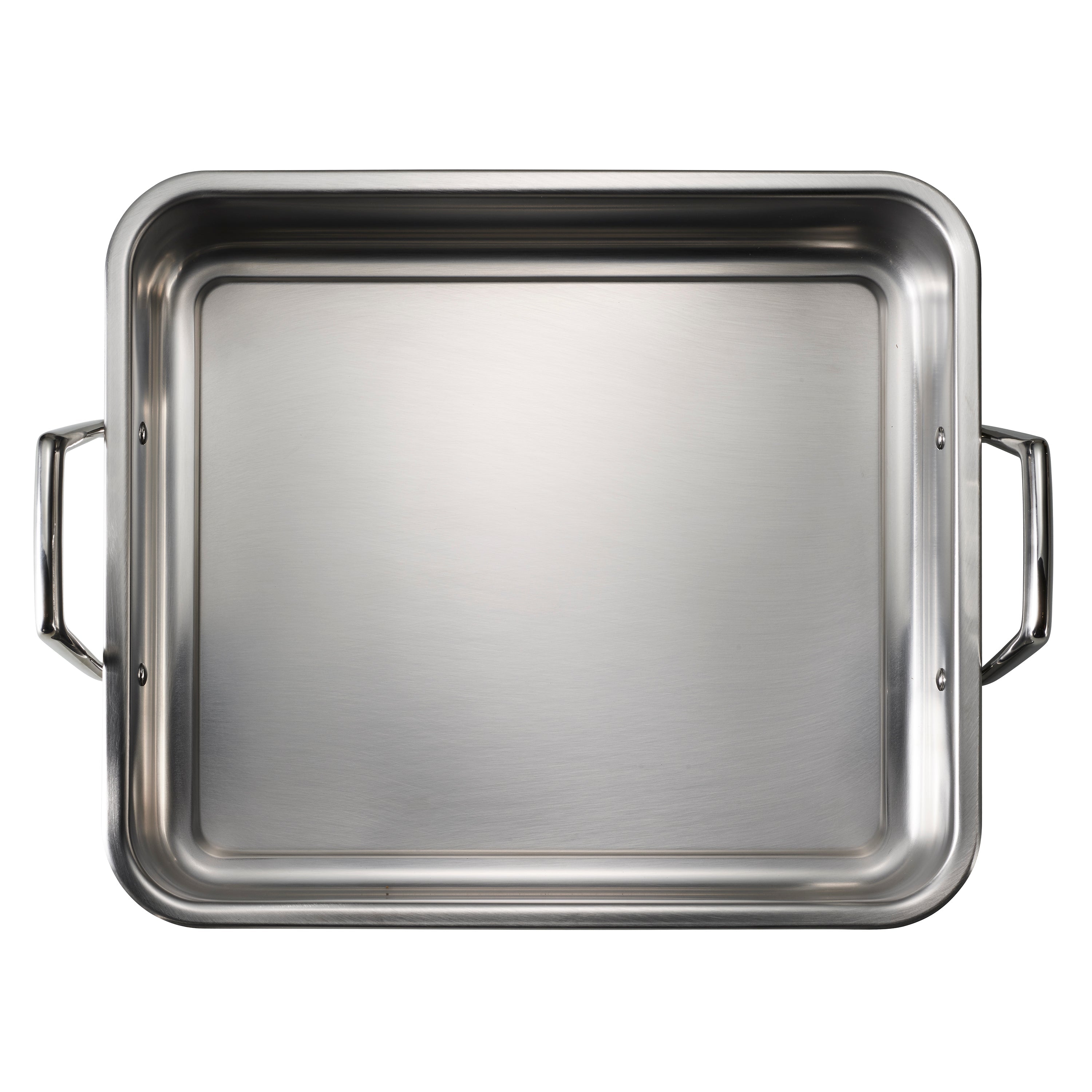 16.5 in Stainless Steel Deep Roasting Pan with Basting Grill & V-Rack