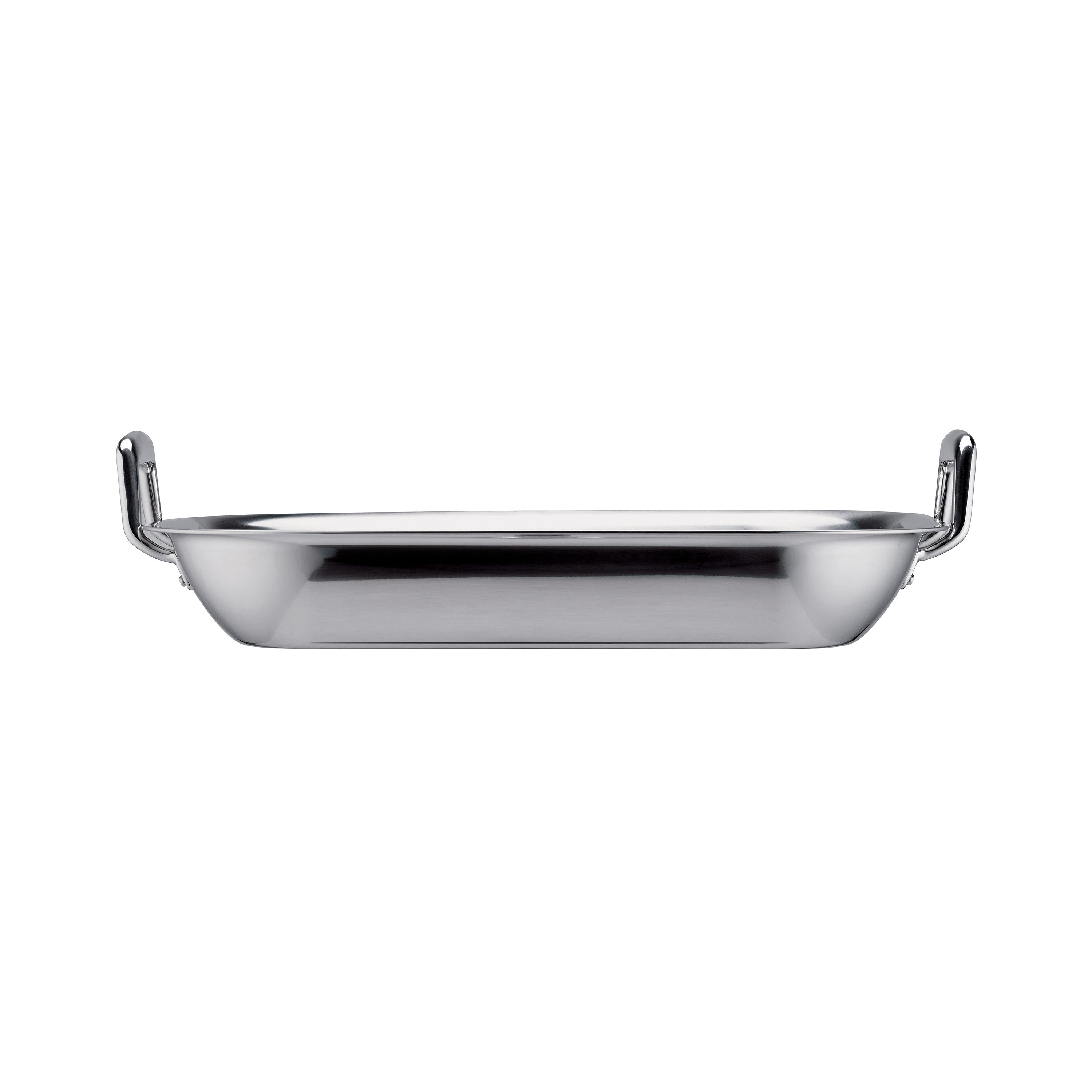 16.75 in Stainless Steel Flared Edge Roasting Pan with Basting Rack