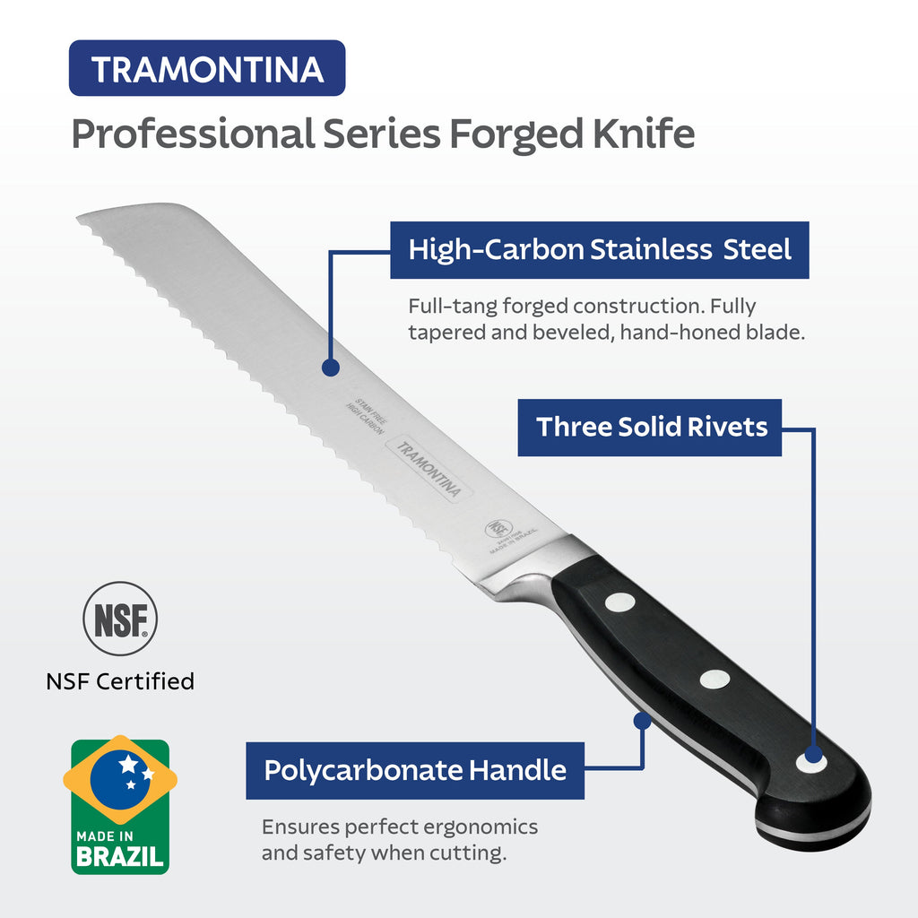 Professional Forged 8 Inch Bread Knife